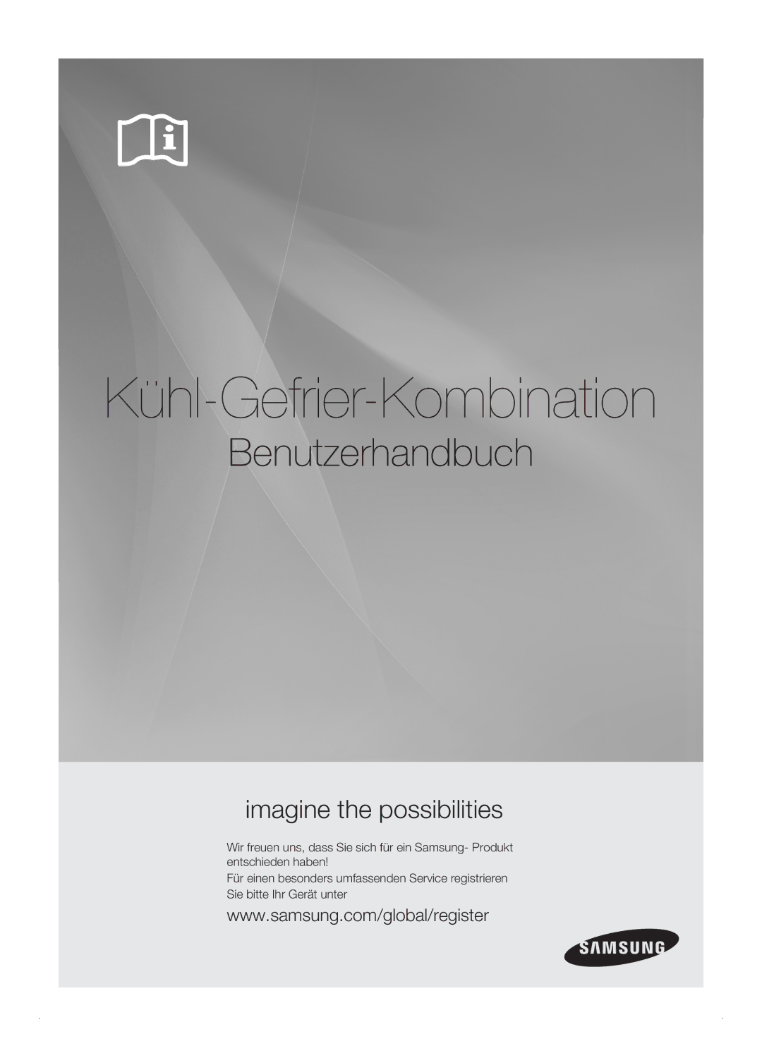 Samsung RSJ1KEPS1/XEG manual Kühl-Gefrier-Kombination 