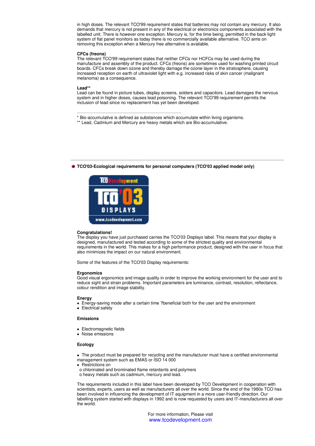 Samsung RT15ASSS/EDC, RT15ASSST/EDC, RT17ASSST/EDC manual Ergonomics, Energy, Emissions, Ecology 