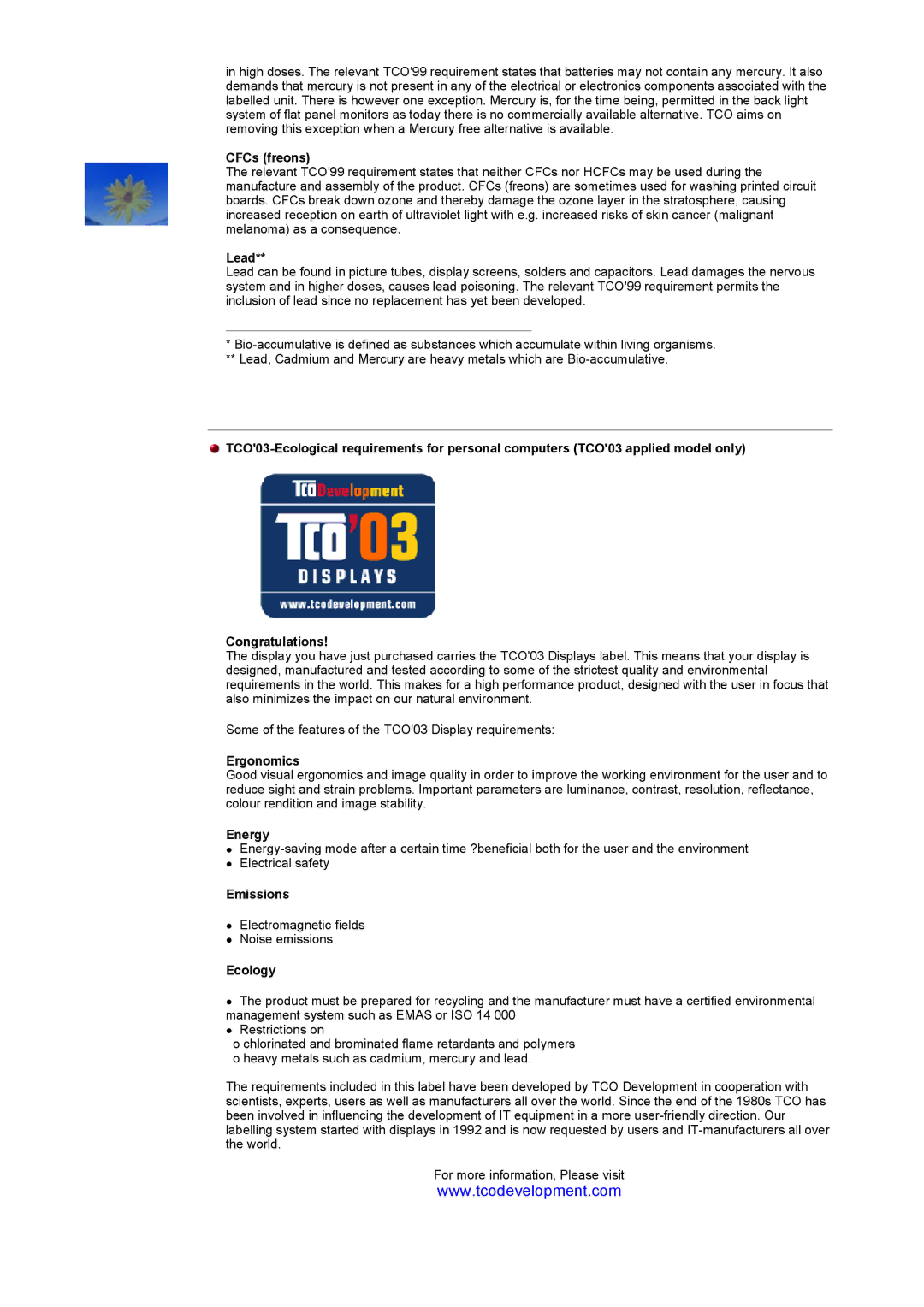 Samsung RT17ASSST/EDC, RT15ASSST/EDC manual Ergonomics, Energy, Emissions, Ecology 