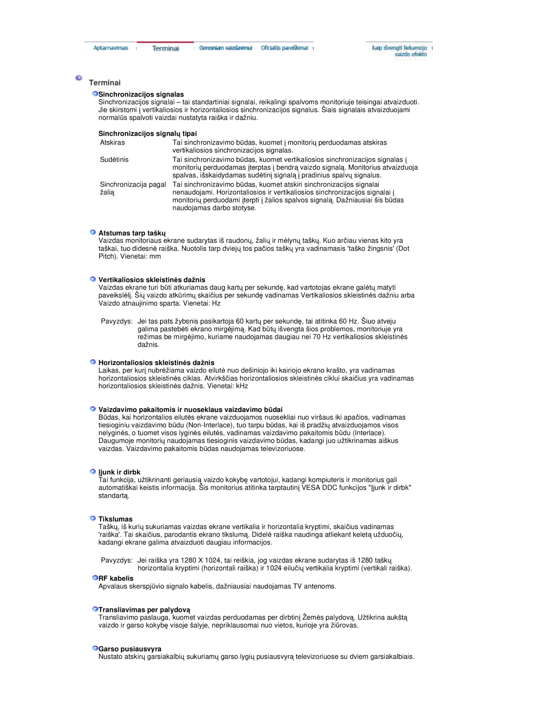 Samsung RT19FSSS/EDC manual Terminai 