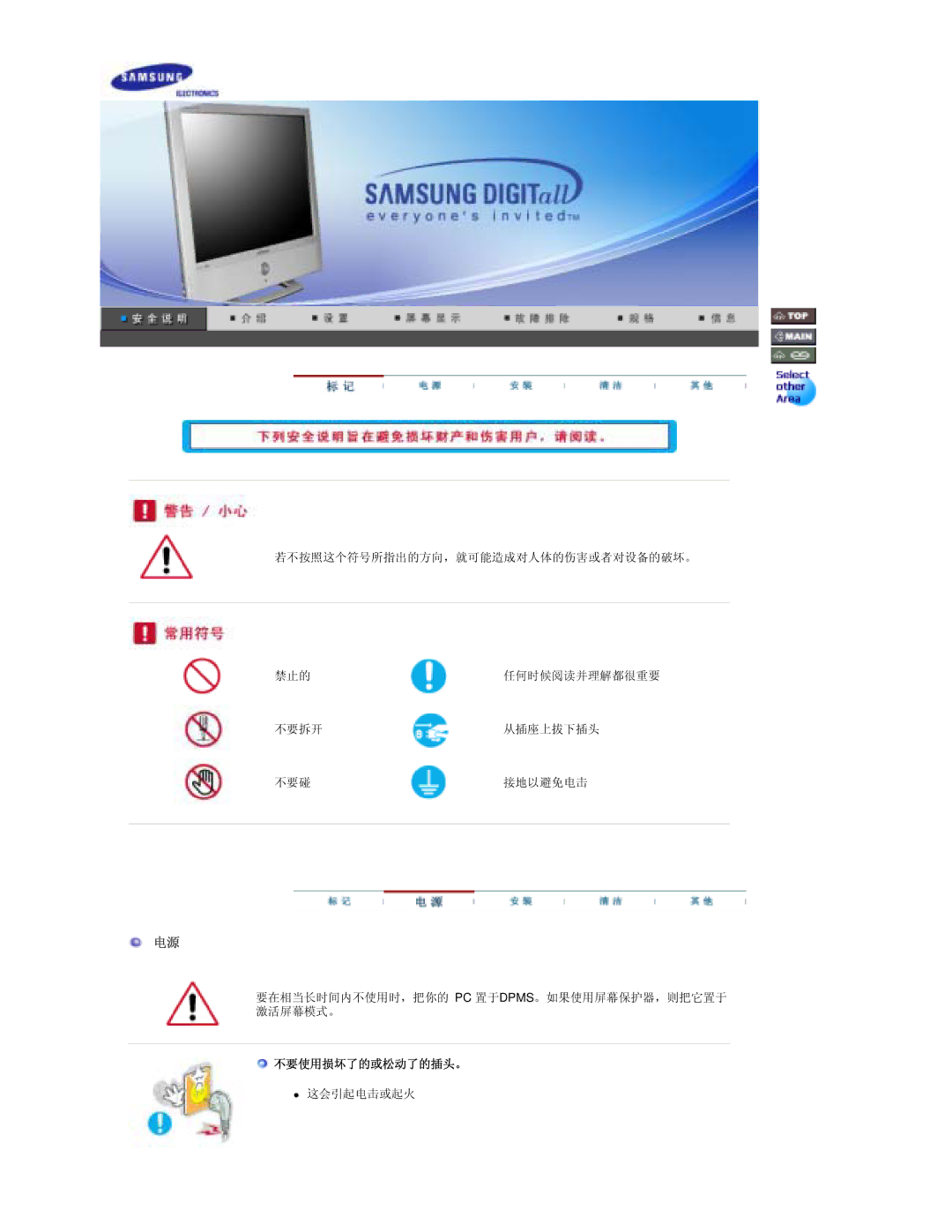 Samsung RT19FSSS/EDC manual PC Dpms 