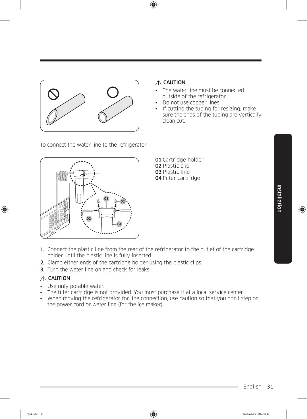 Samsung RT21M6211SR/ML manual Installation 