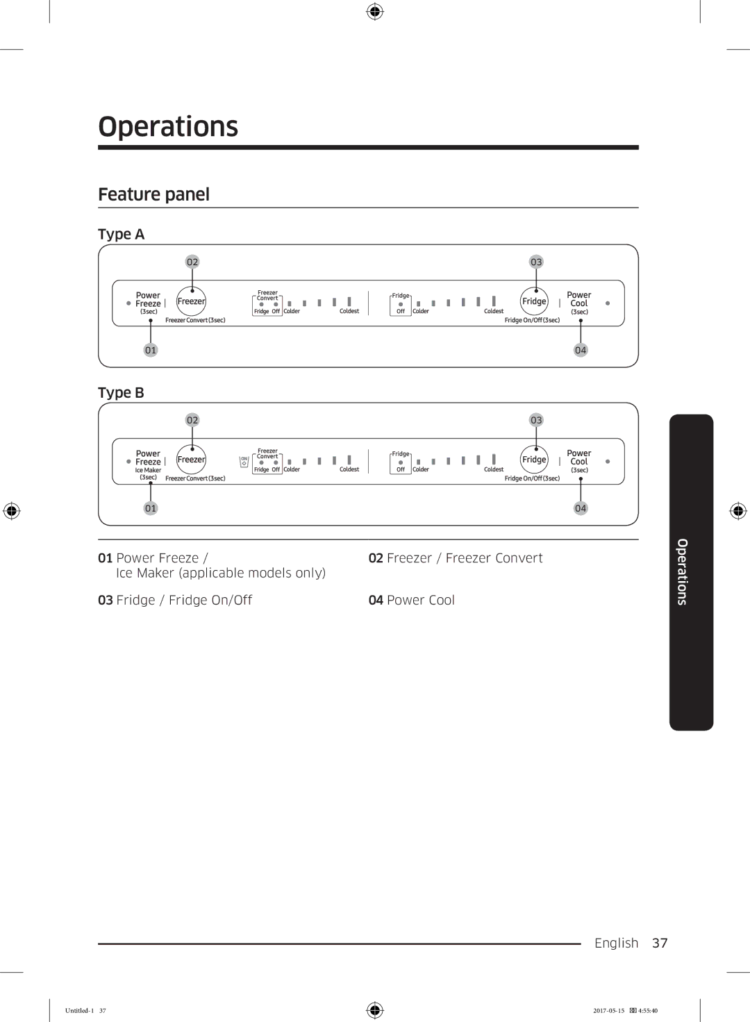 Samsung RT21M6211SR/ML manual Type a, Type B 