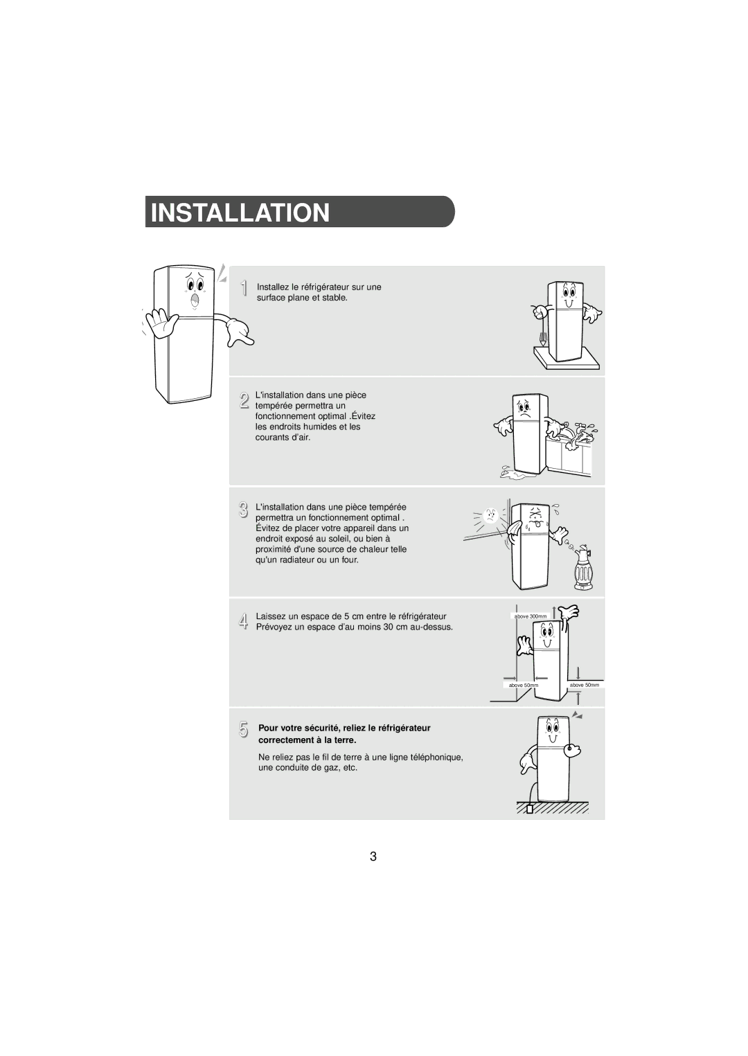 Samsung RT21MHSW1/CAH, RT21MHSW1/CAF, RT24MHSW1/CAF manual Installation 