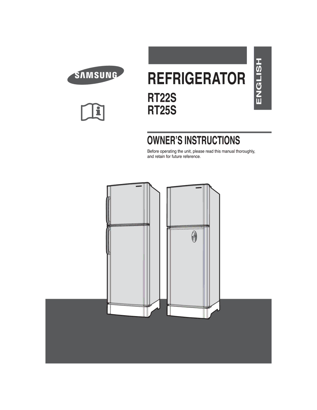 Samsung RT25DASW1/XEH, RT22DASS1/XEH, RT25DASS1/XEH, RT22DASW1/XEH manual 