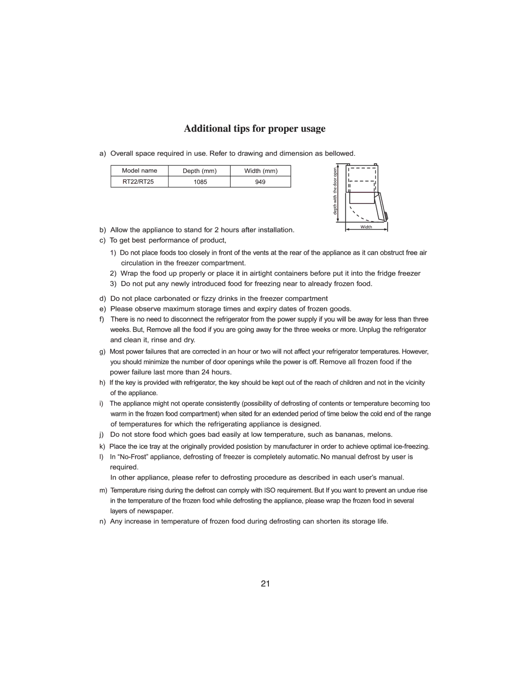 Samsung RT25DASS1/XEH, RT22DASS1/XEH, RT25DASW1/XEH, RT22DASW1/XEH manual 