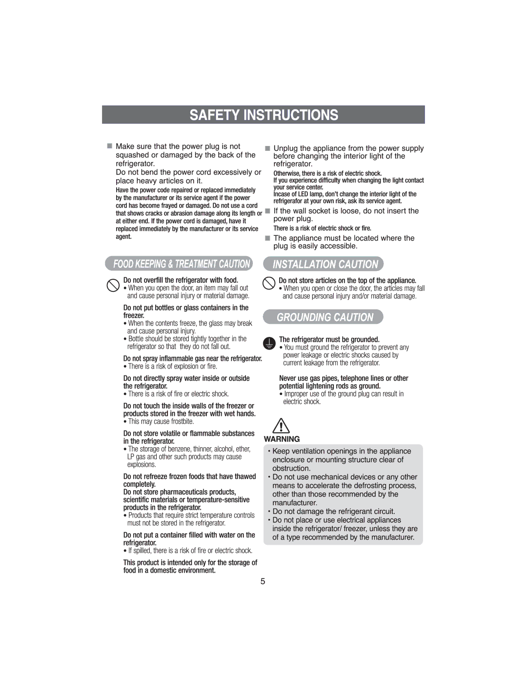 Samsung RT25DASS1/XEH, RT22DASS1/XEH, RT25DASW1/XEH, RT22DASW1/XEH manual 