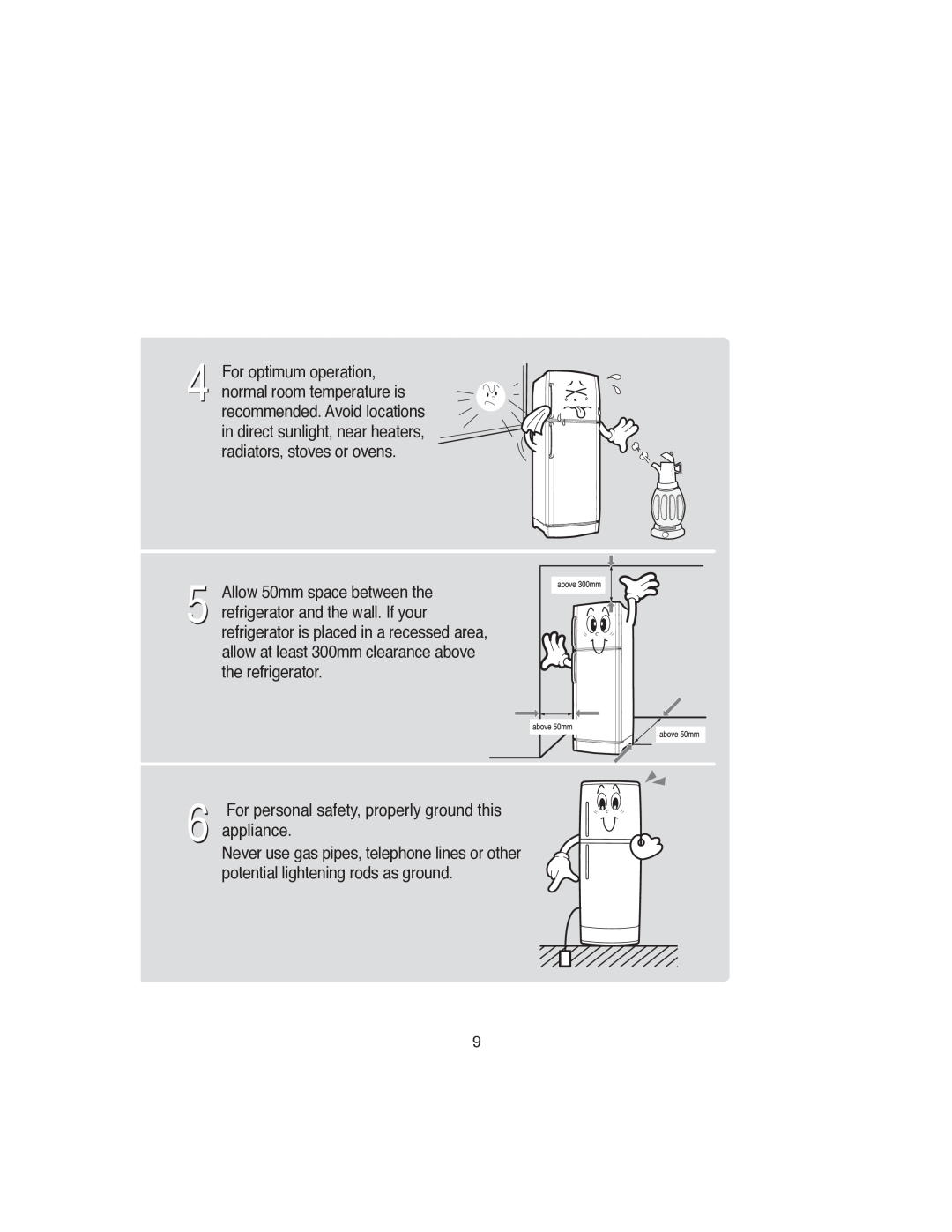 Samsung RT22S manual For personal safety, properly ground this appliance 