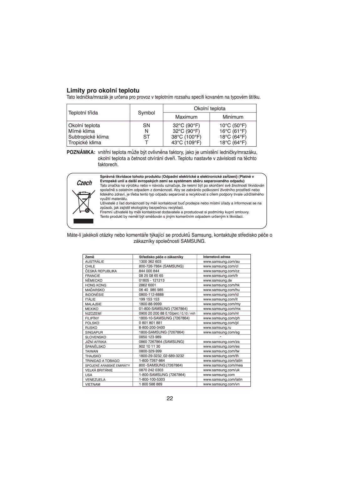 Samsung RT22SASS1/XEH, RT22SASS2/XEH, RT22SASW2/XEH, RT25SASS2/XEH manual 