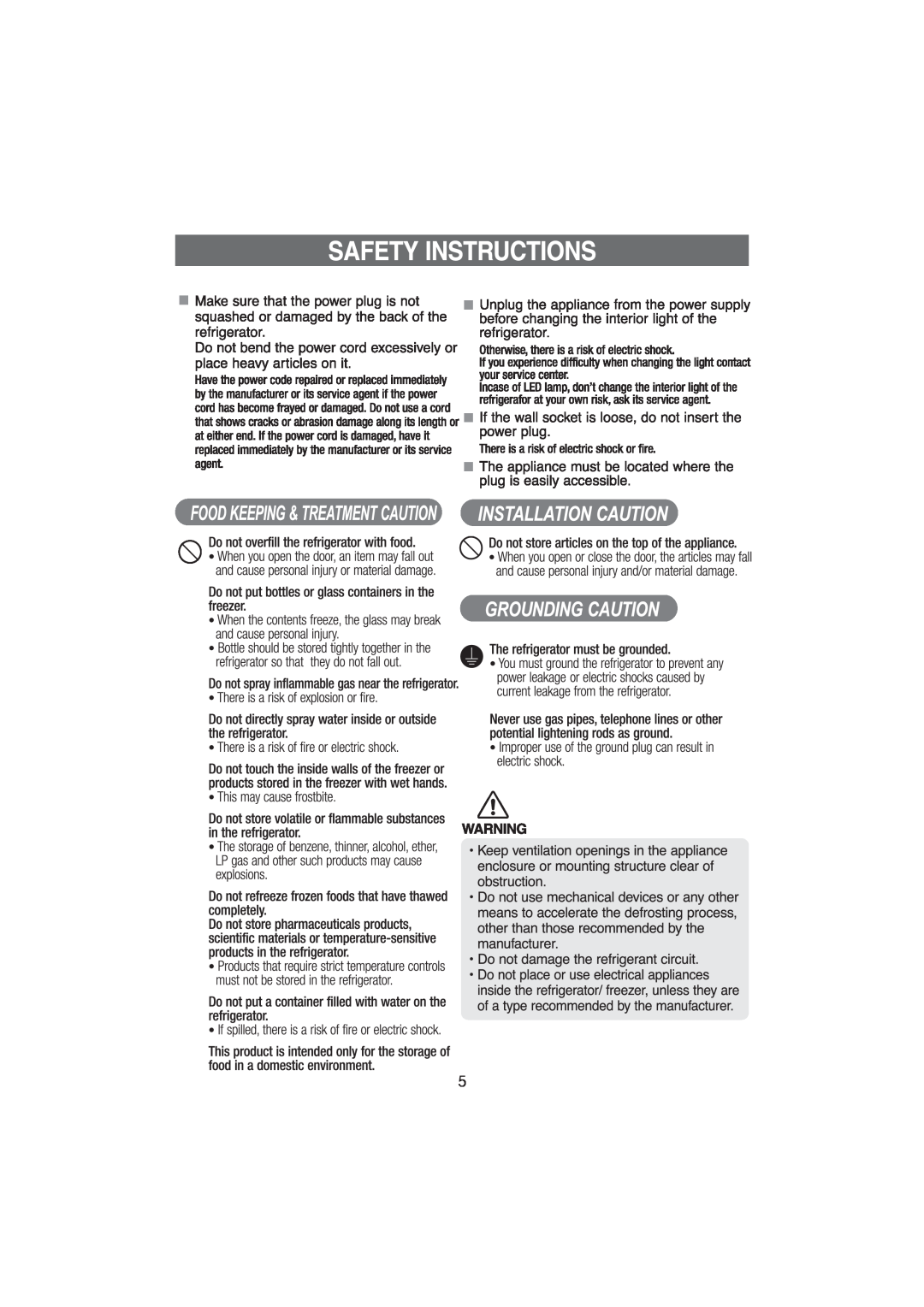 Samsung RT25S manual 