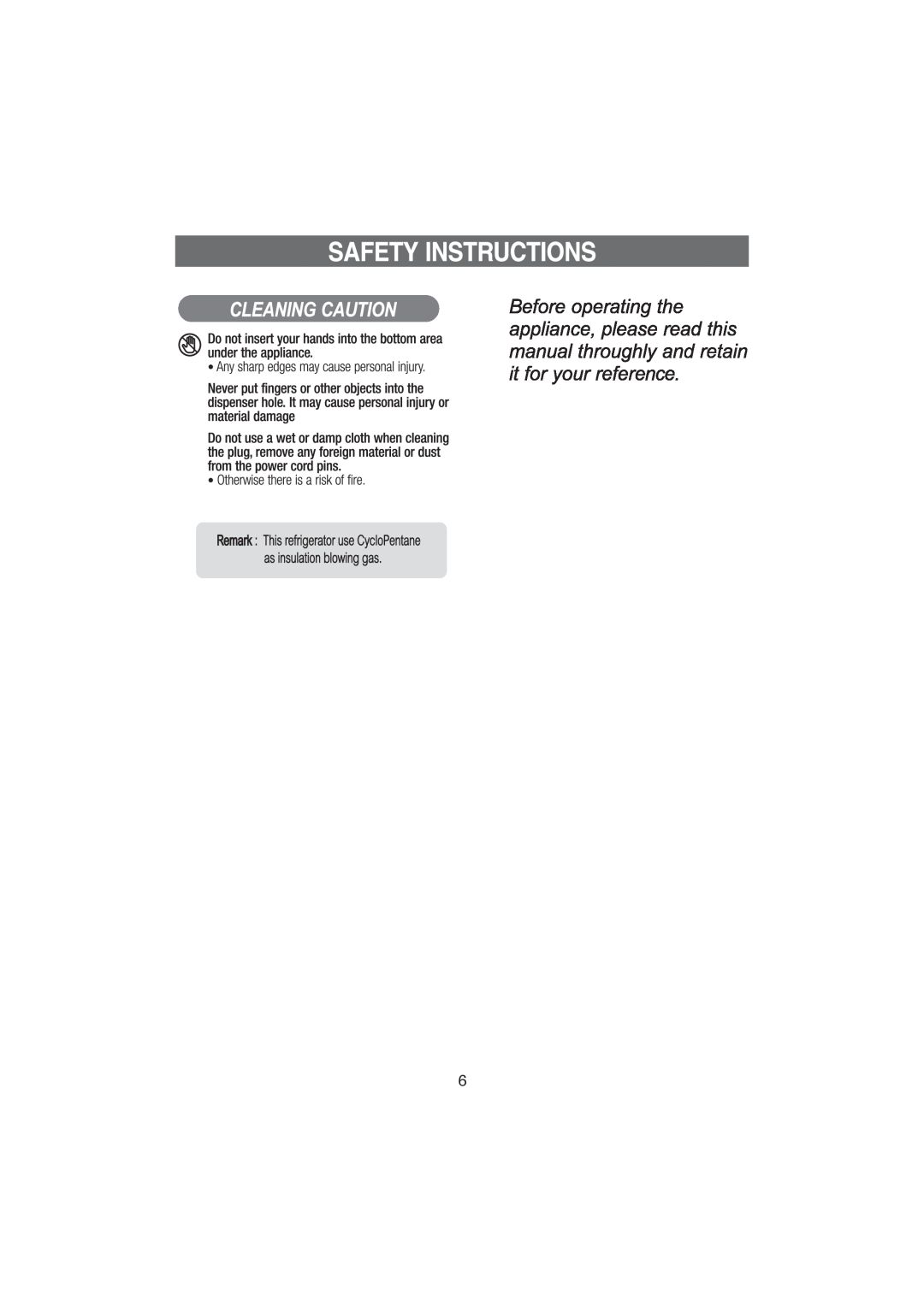 Samsung RT25S manual 