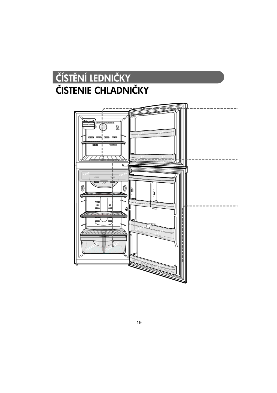 Samsung RT30MASW1/XEH, RT37MASS1/XEH manual Čístičky, Čistenie Chladničky 