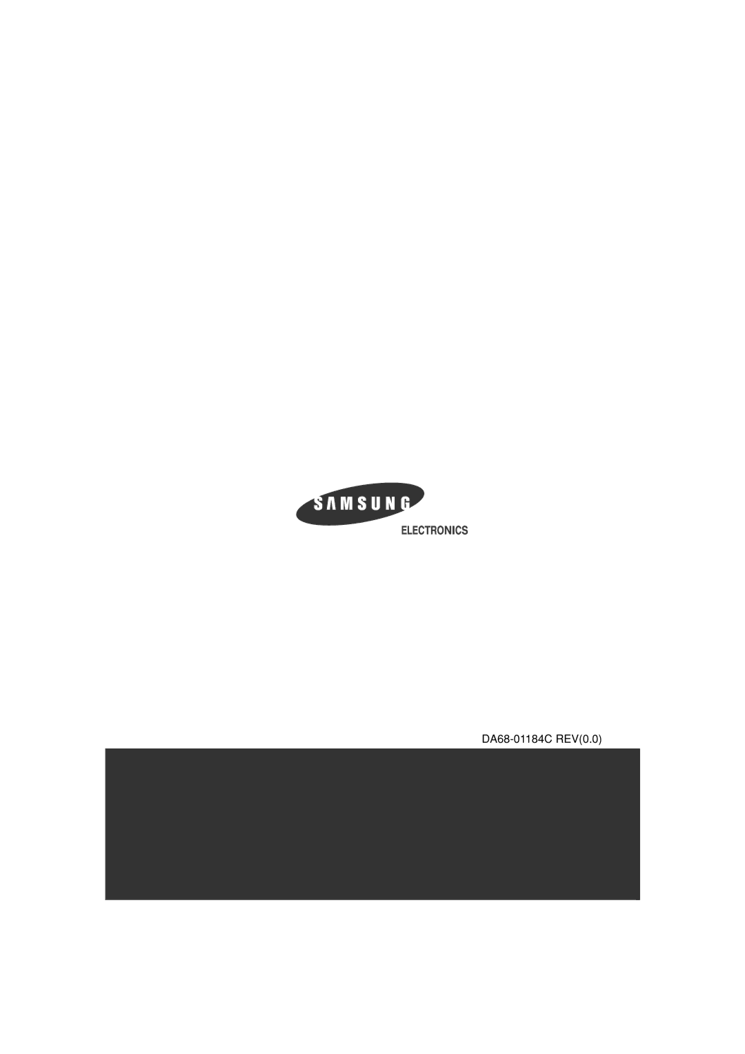 Samsung RT30MASW1/XEH, RT37MASS1/XEH manual DA68-01184C REV0.0 