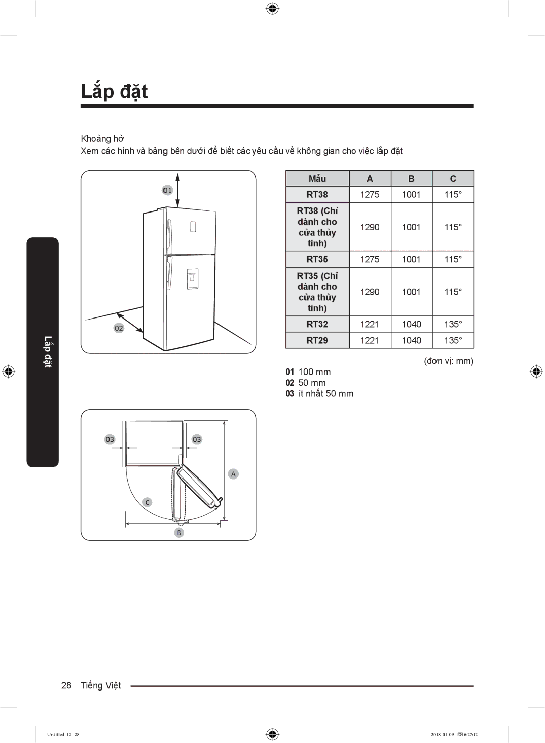 Samsung RT35K5982BS/SV, RT32K5532S8/SV, RT29K5532UT/SV, RT38K5032GL/SV, RT29K5012S8/SV, RT35K50321J/SV, RT35K5982DX/SV manual Mẫu 