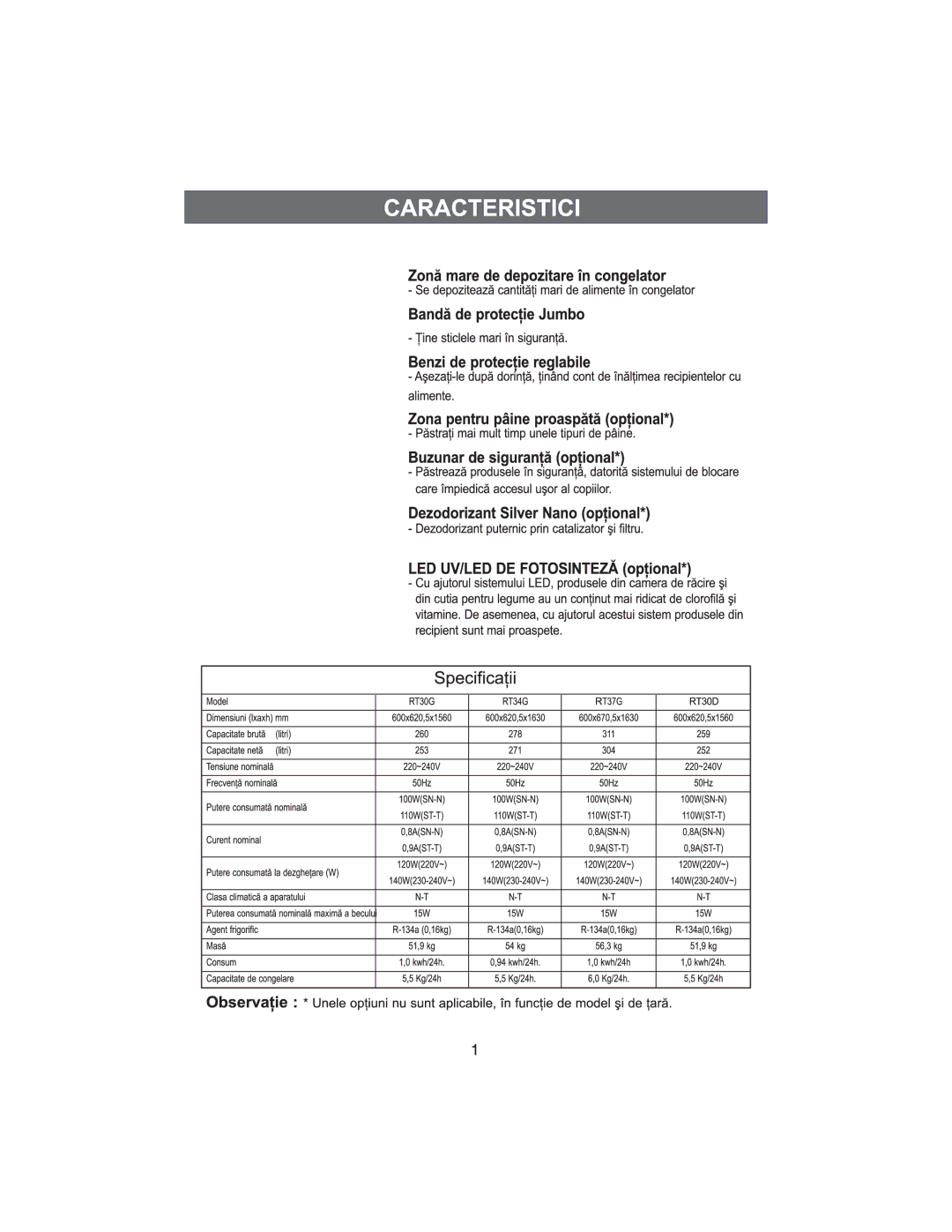 Samsung RT34DBSS1/XEH, RT37GBSS1/XEH manual 