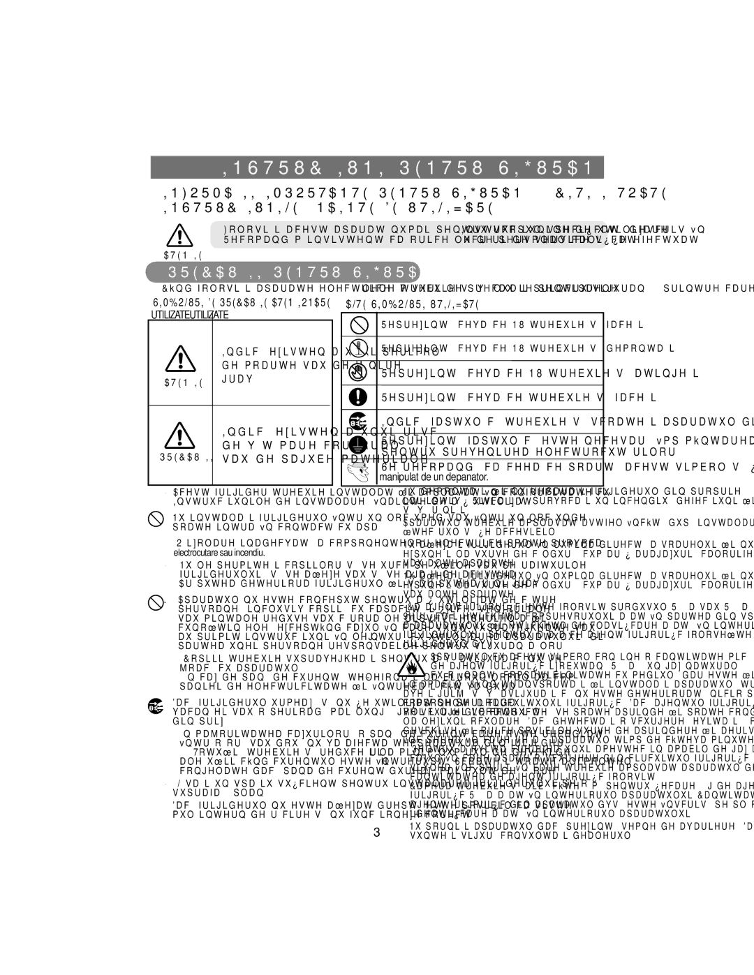 Samsung RT34DBSS1/XEH, RT37GBSS1/XEH 16758&ğ,81,317586,*85$1ğĂ, QGLFăIDSWXOFăWUHEXLHVăVFRDWHĠLDSDUDWXOGLQSULă 