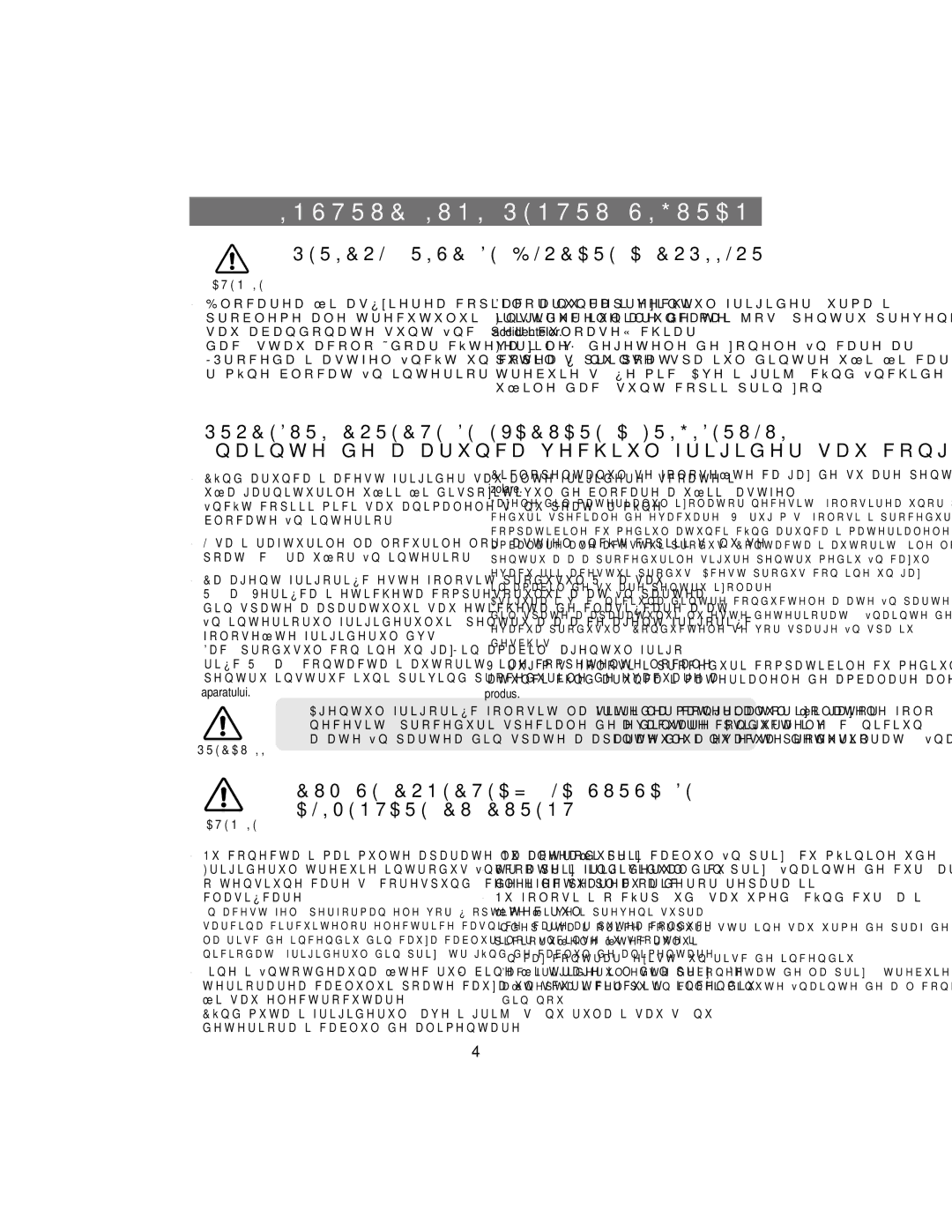 Samsung RT37GBSS1/XEH, RT34DBSS1/XEH manual DFăDUXQFDĠLYHFKLXOIULJLGHUXUPDĠL, ÚWHFăUXO 