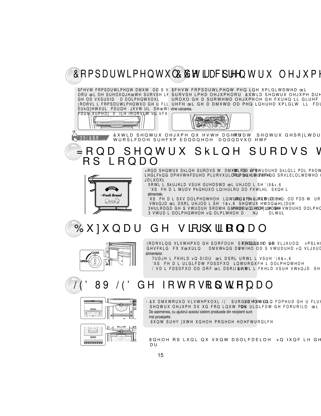 Samsung RT34DBSS1/XEH $FHVWFRPSDUWLPHQWPHQĠLQHXPLGLWDWHDúL, 5RWLĠLSkUJKLDVSUHGUHDSWDúLUHJODĠLSH6&+,6 