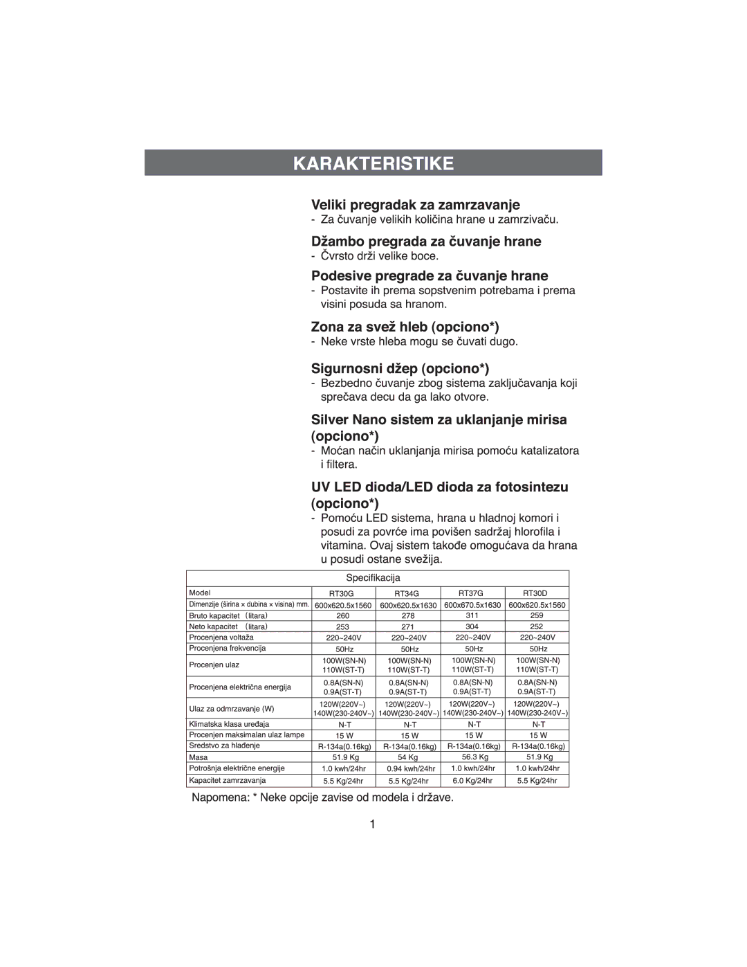 Samsung RT34DBSS1/XEH, RT37GBSS1/XEH manual 