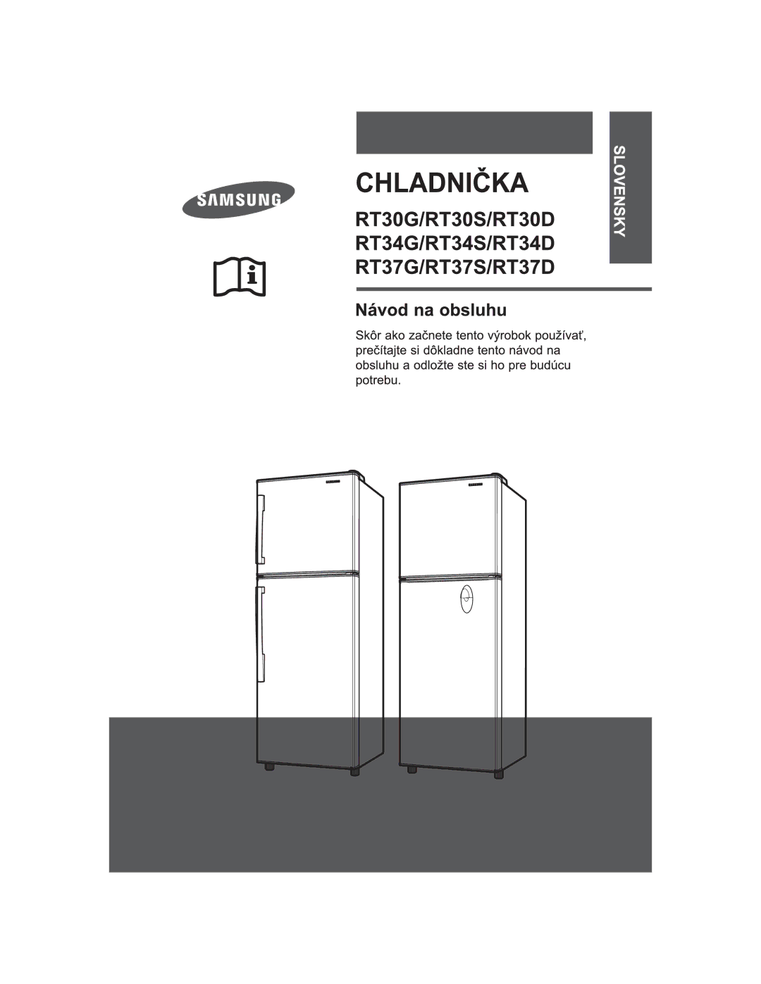 Samsung RT37GBSS1/XEH, RT34DBSS1/XEH manual 