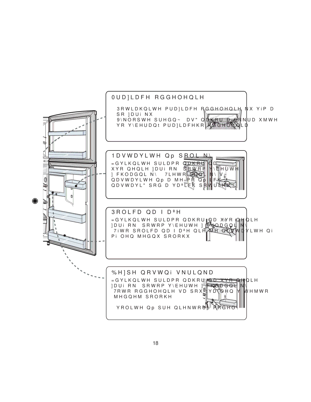 Samsung RT37GBSS1/XEH, RT34DBSS1/XEH manual 0UDLDFHRGGHOHQLH 