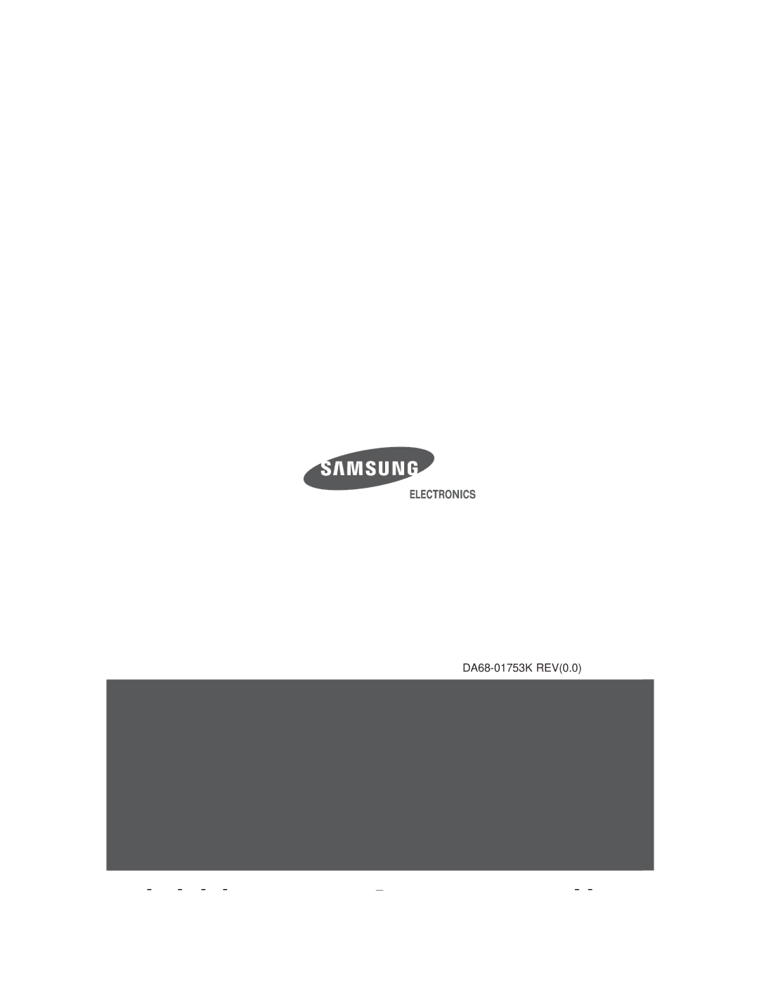 Samsung RT34DBSS1/XEH, RT37GBSS1/XEH manual DA68-01753K REV0.0 