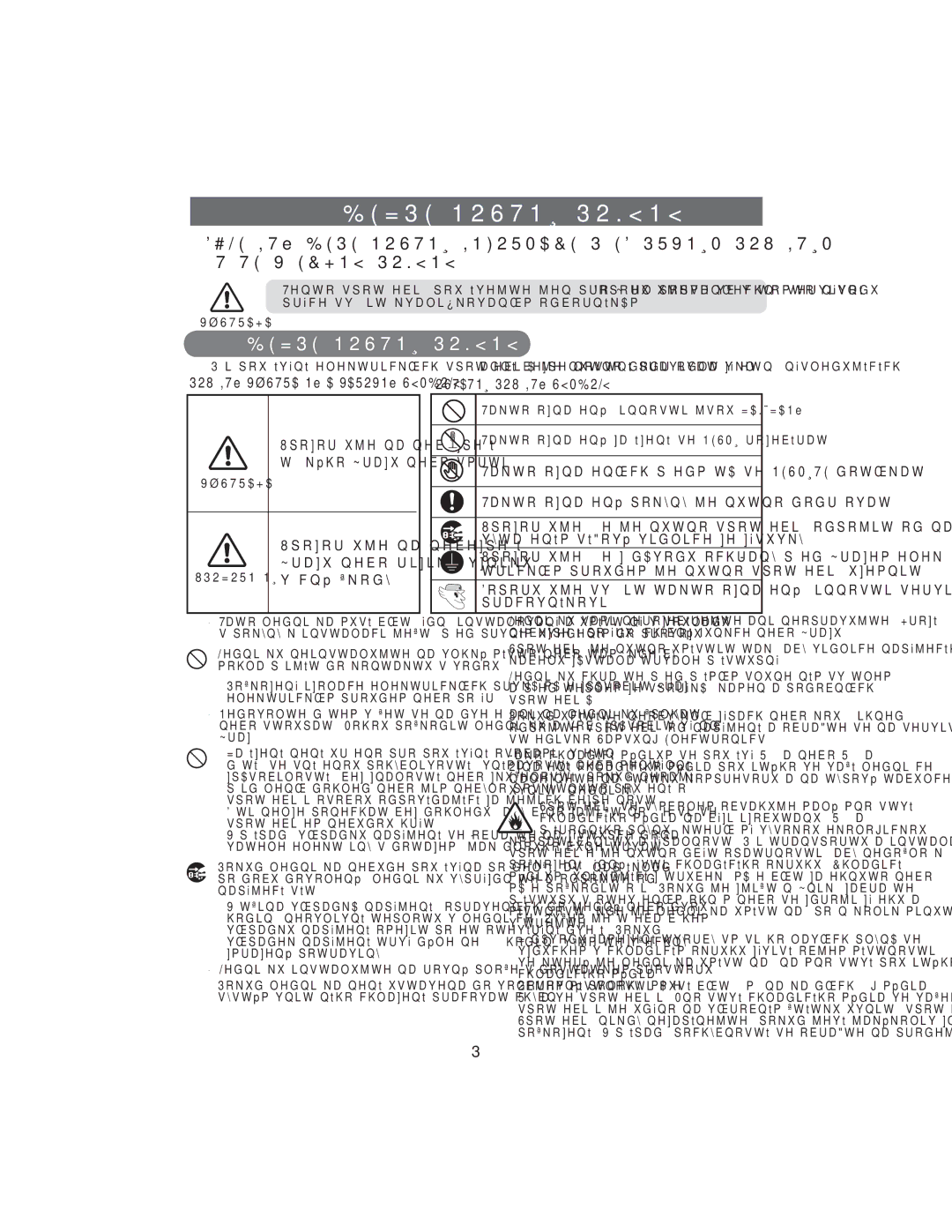 Samsung RT34DBSS1/XEH, RT37GBSS1/XEH manual =3ý12671Ë32.1, 7e%3ý12671Ë,1250$&3ě3591Ë0328ä,7Ë0 ý7ċ79â&+132.1 