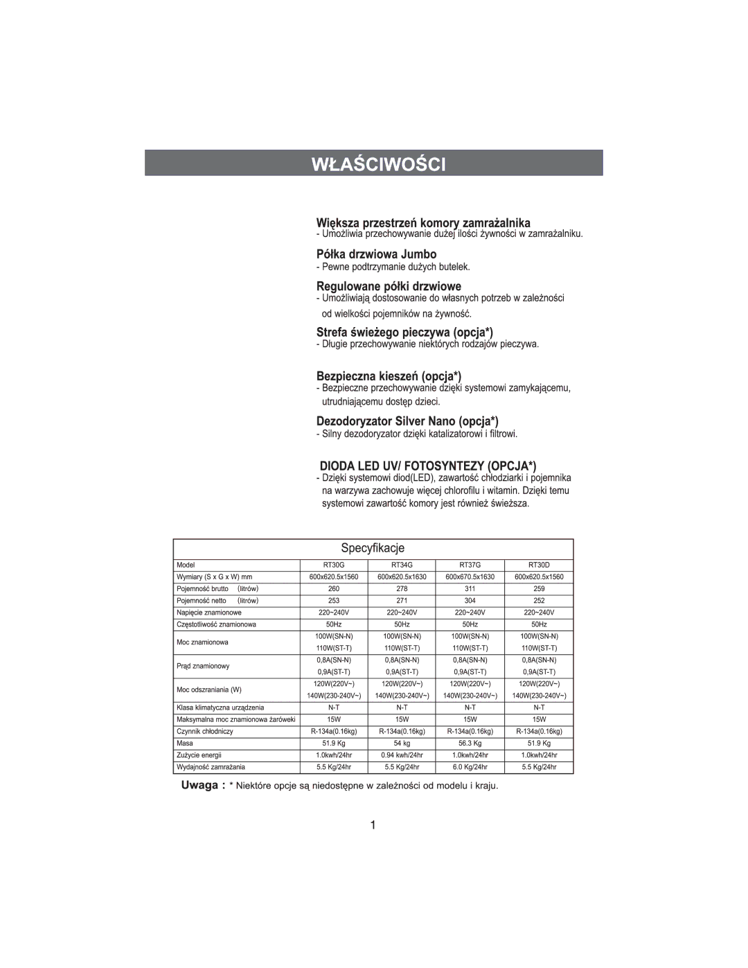 Samsung RT34DBSS1/XEH, RT37GBSS1/XEH manual 