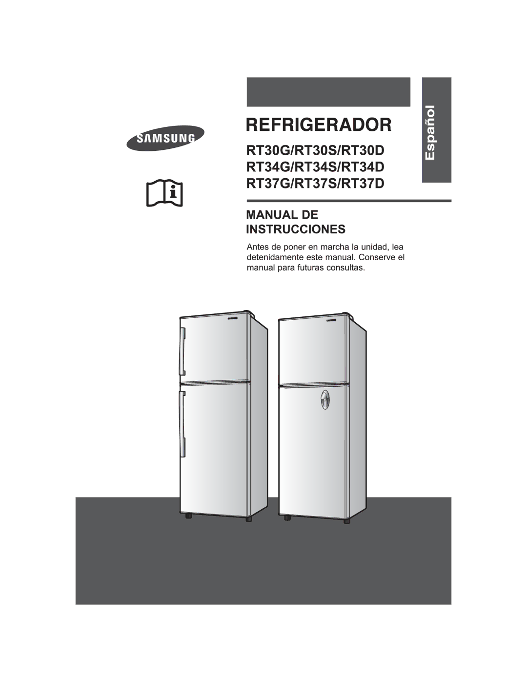 Samsung RT34GCSW1/XEP, RT34GCSW1/XES, RT37GCSW1/XES manual 