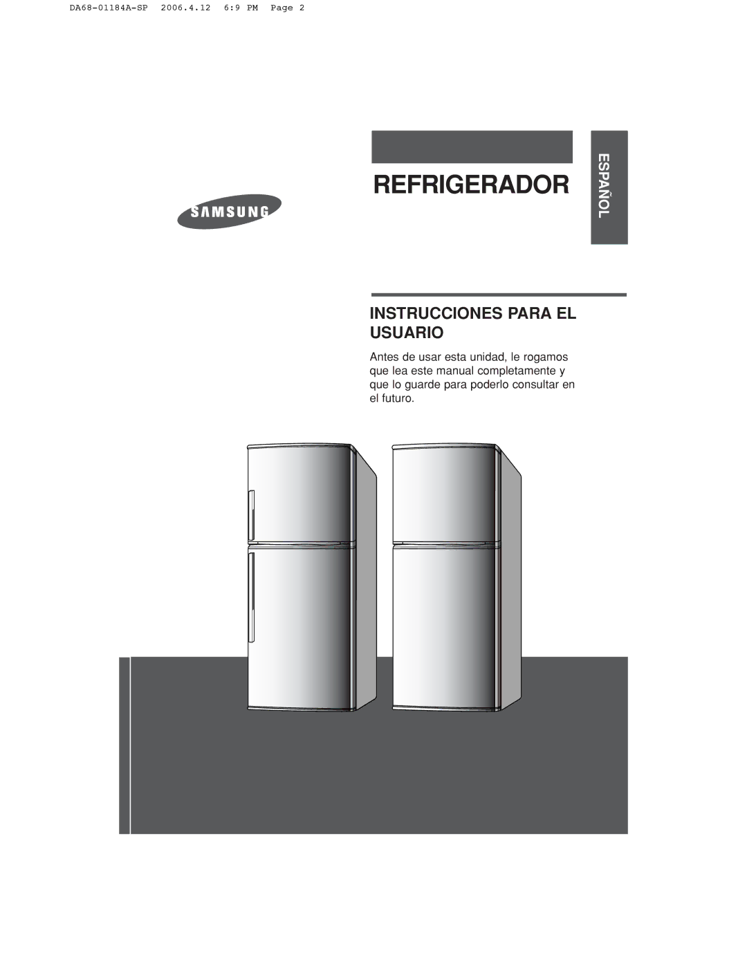 Samsung RT30MASW1/XEH, RT34MASS1/XES, RT30MBSW1/XEP, RT37MASW1/FAL, RT34MBSW1/XES, RT34MBSW1/XEP, RT30MASW1/XAP Refrigerador 