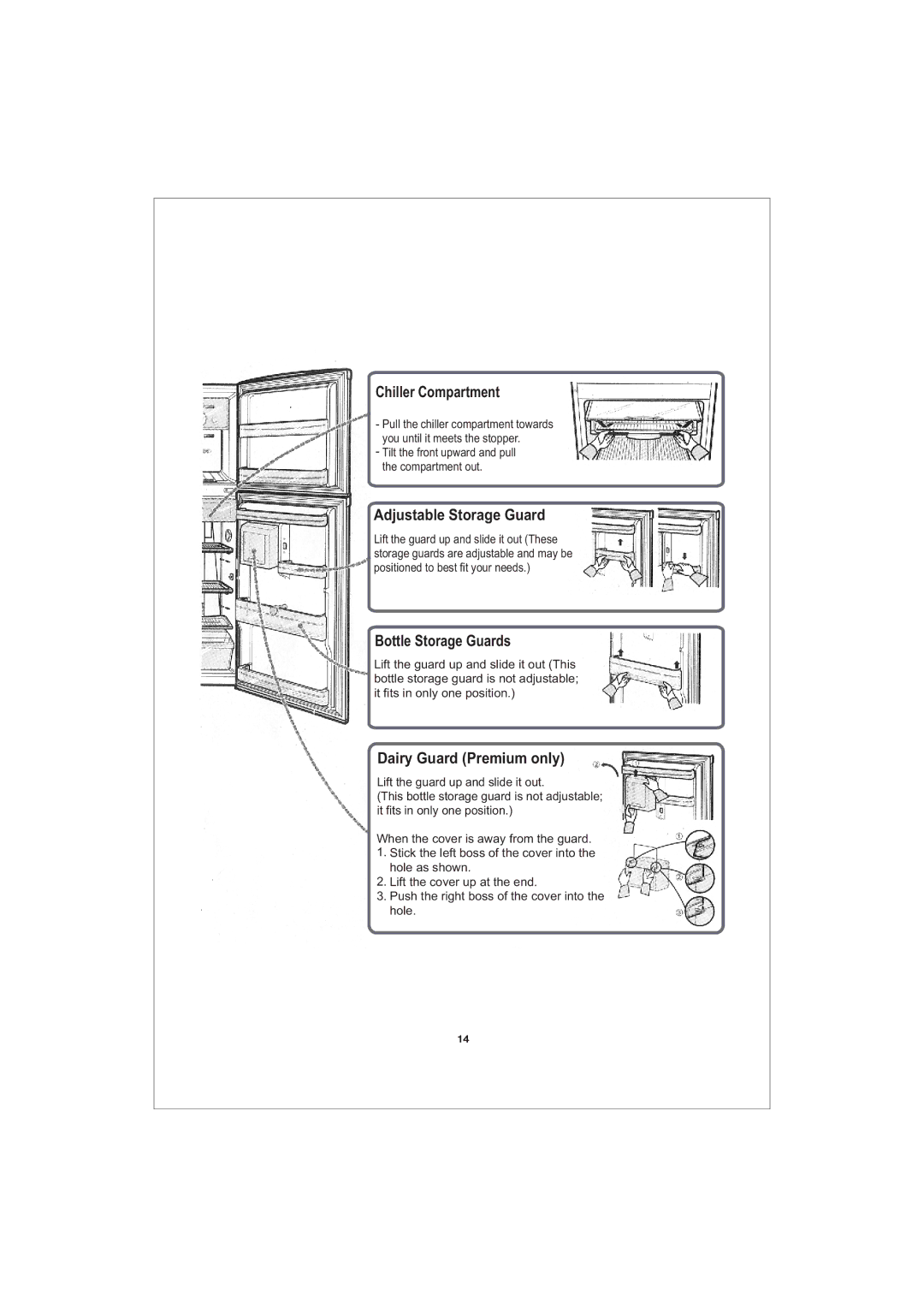 Samsung RT35CVMS1/XEK, RT35BVPW1/XEK, RT38BVPW1/XEK, RT25BVMS1/XEK, RT35BVMS1/BWT, RT38BVMS1/XEK manual Chiller Compartment 