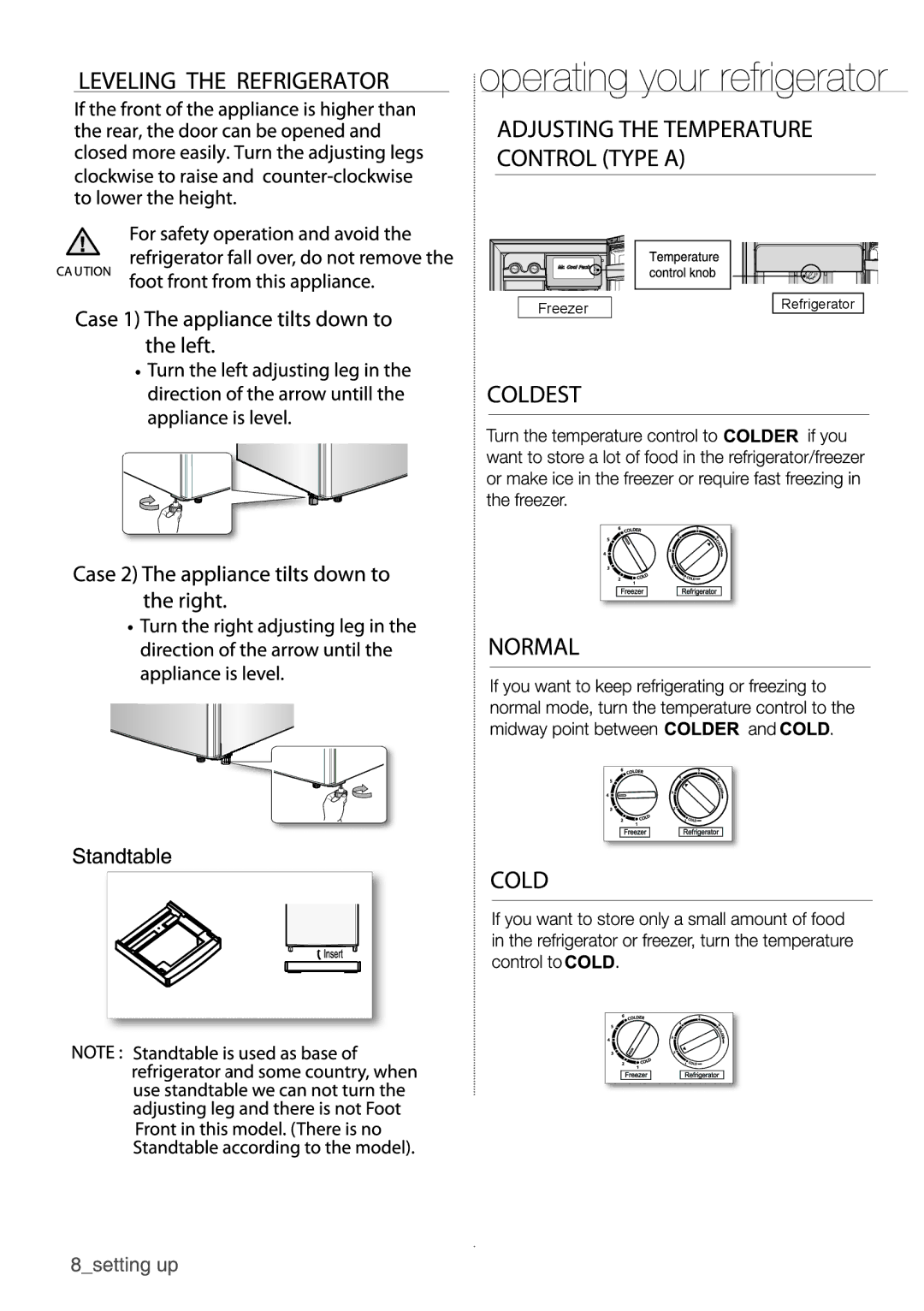 Samsung RT41HSSW1/ZAM, RT41HSSW1/XMA, RT45HSSW1/SML, RT45HSSW1/ZAM, RT45HSSW1/XMA manual Freezer 