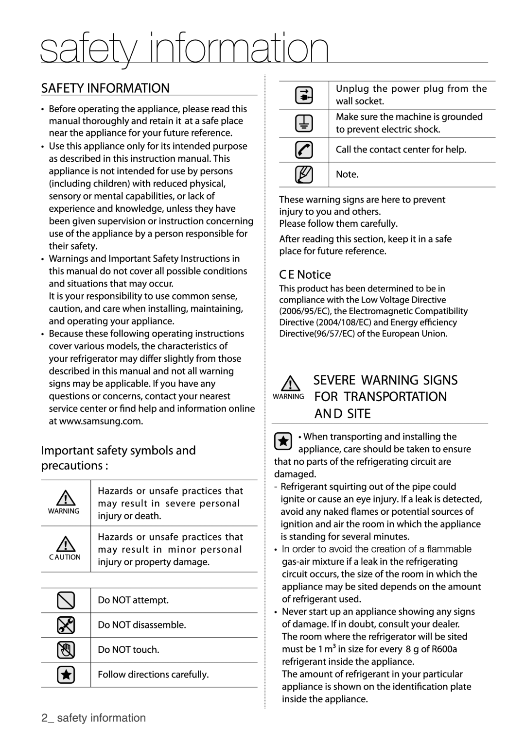 Samsung RT41JSPN1/EUR manual 