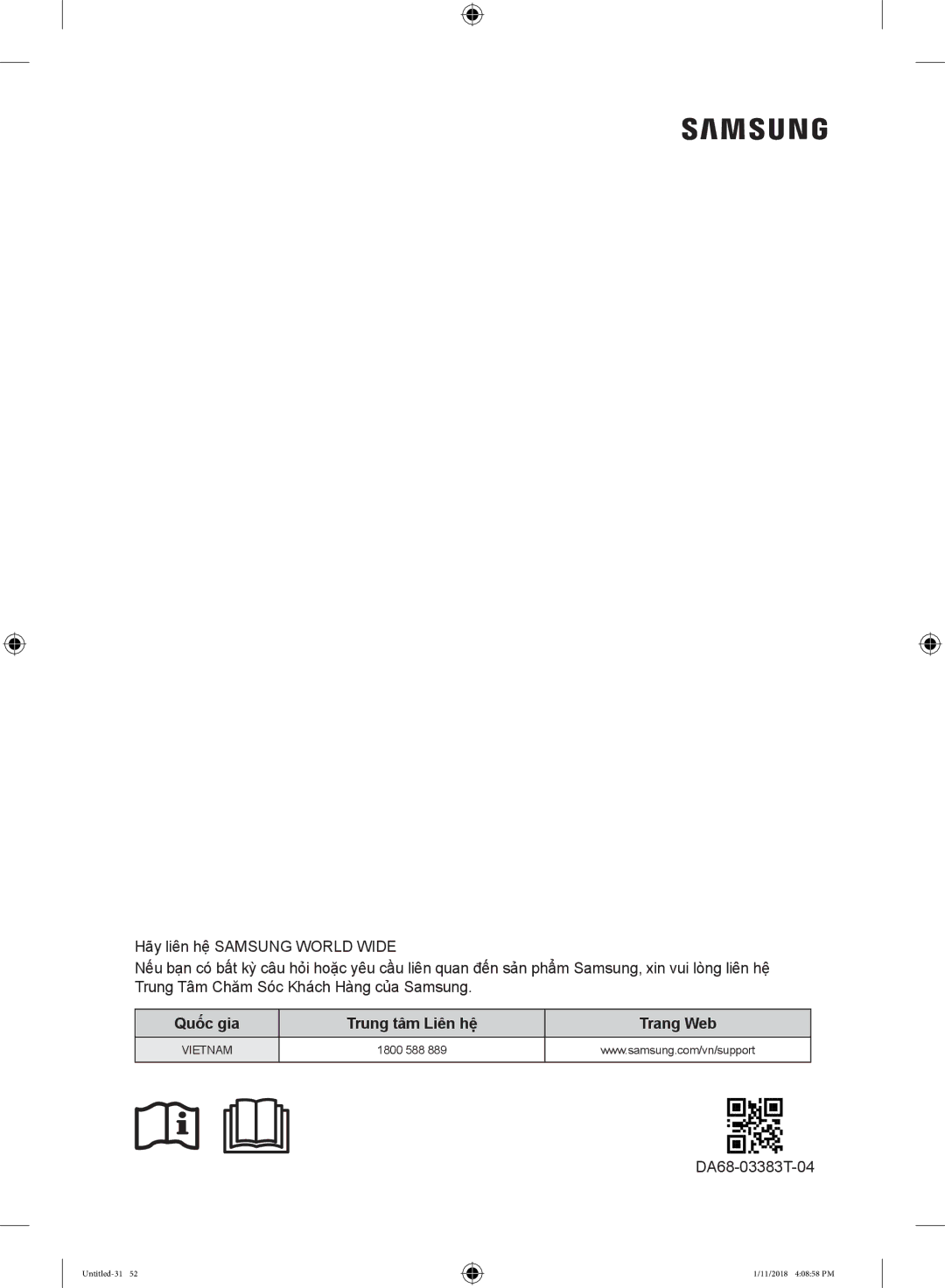 Samsung RT50K6631BS/SV, RT43K6631SL/SV, RT43K6331SL/SV, RT46K6885BS/SV, RT46K6836SL/SV Quốc gia Trung tâm Liên hệ Trang Web 