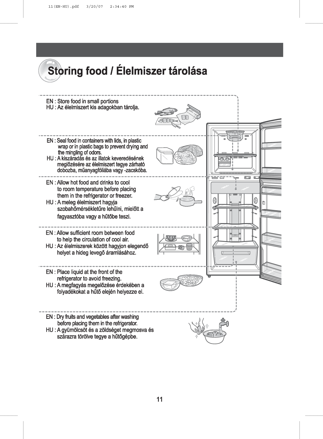 Samsung RT45MASW1/FAL, RT44MAMS1/XEF, RT45EASM1/XEF, RT44MASW1/XEF, RT41MASW1/EUR, RT44MASM1/XEF 11EN-HU.pdf 3/20/07 23440 PM 