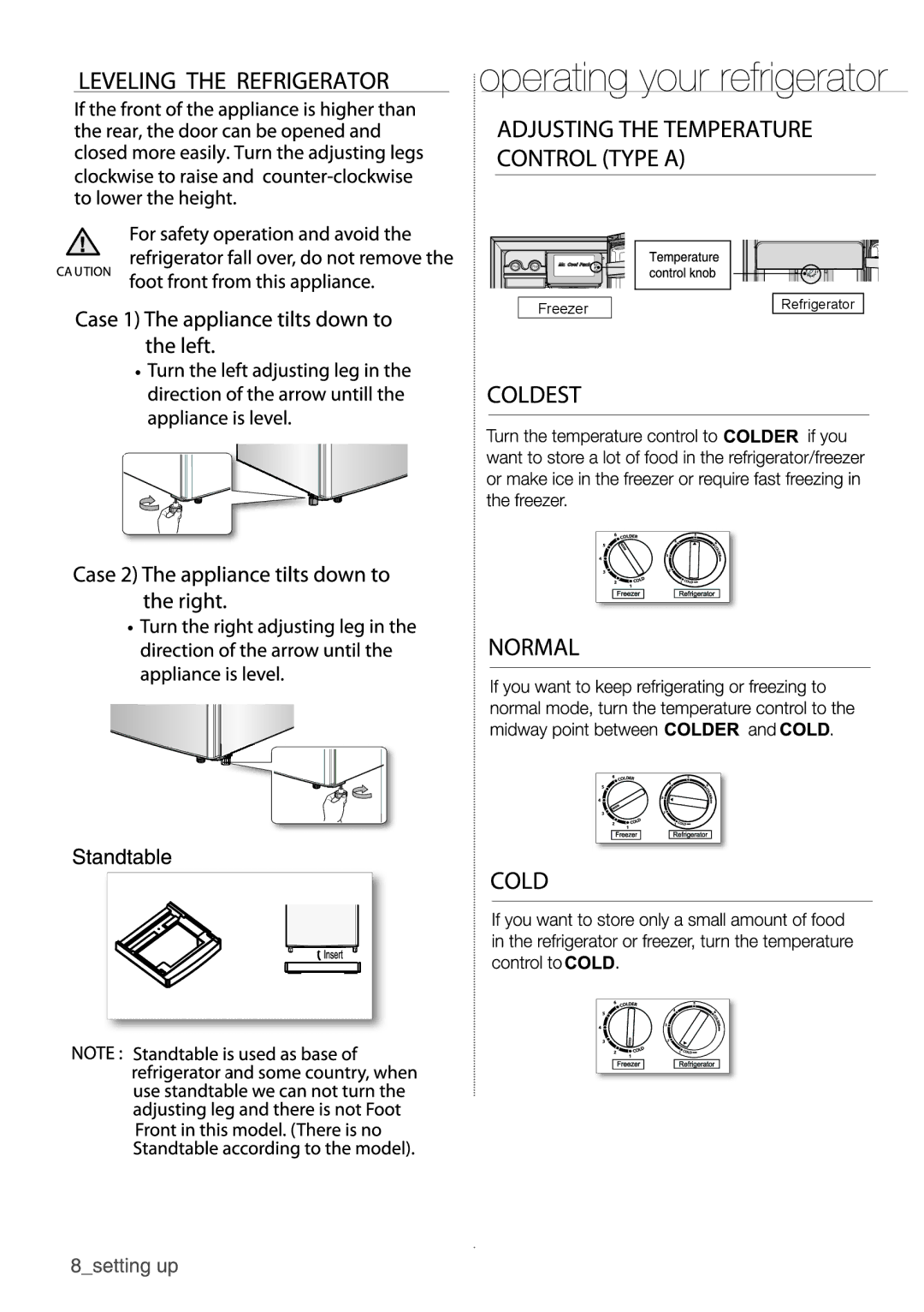 Samsung RT45JSPN1/EUR, RT45JSTS1/XMA, RT45JSTS1/XES, RT41JSTS1/XES, RT45HSSW1/SML, RT45USGL1/XSV, RT45USGL1/XTL manual Freezer 