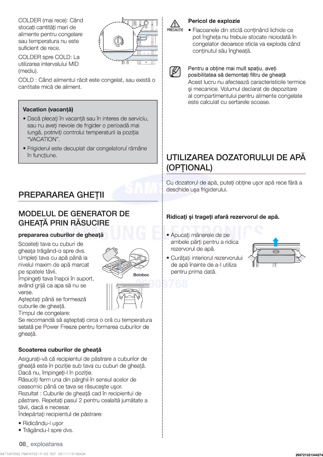 Samsung RT59QBSL1/XES, RT50FMSW1/XEF, RT59PMSW1/XEF, RT59PBPN1/XEF, RT59NBPN1/XEF, RT50QMSW1/XEF, RT50QBPN1/XEF, RT63PBPN1/XEF 