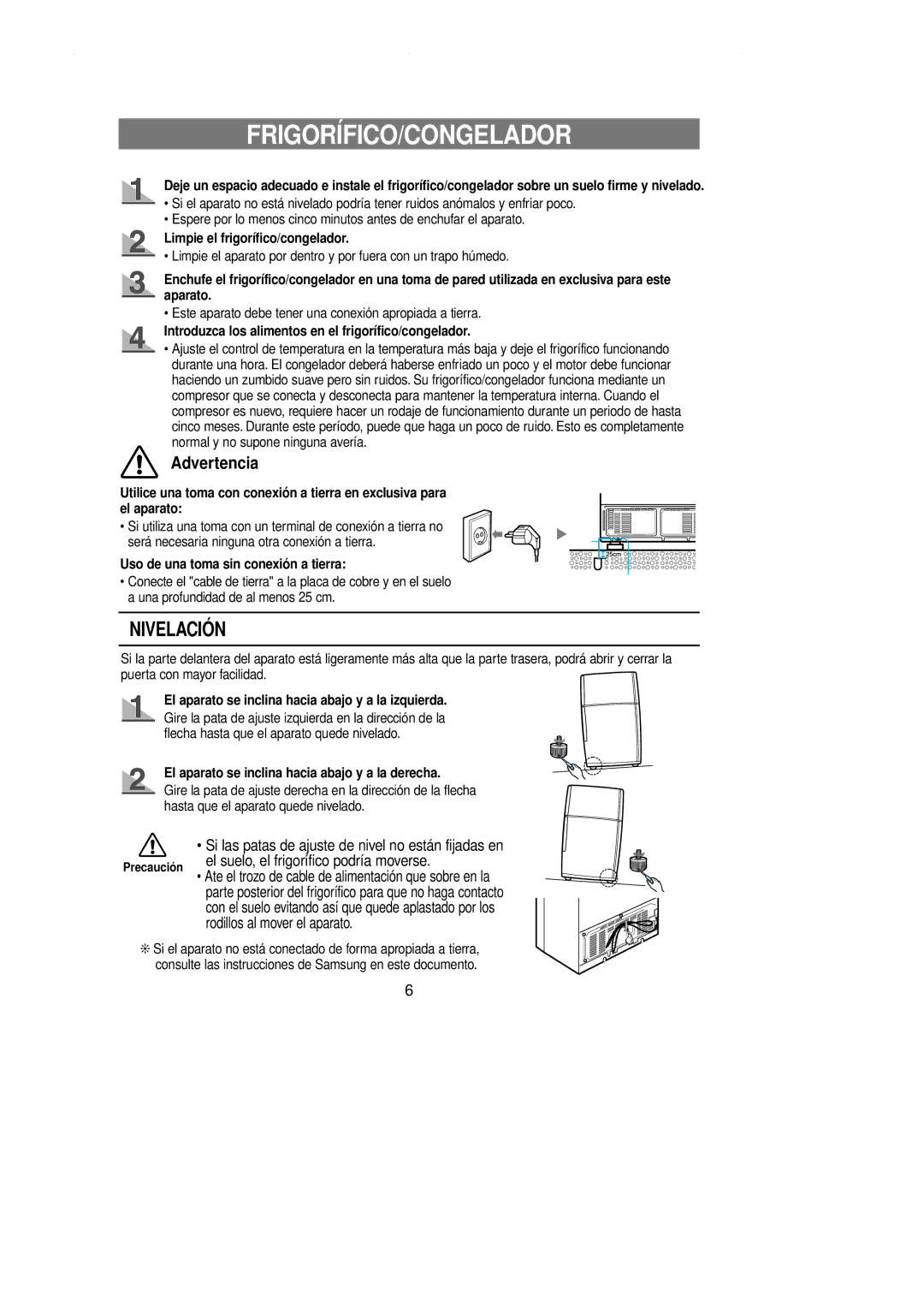 Samsung RT62EASW1/FAL, RT58EAMT1/MAR manual Frigorífico/Congelador 