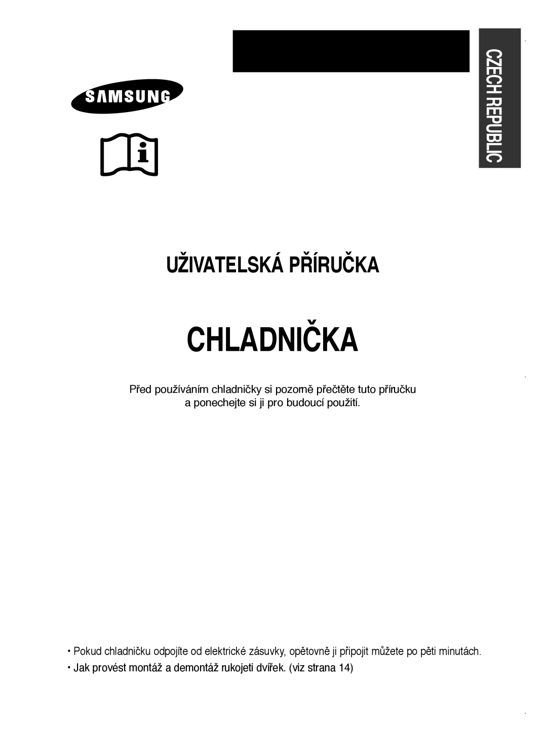 Samsung RT58WASM1/XEH manual Chladnička 