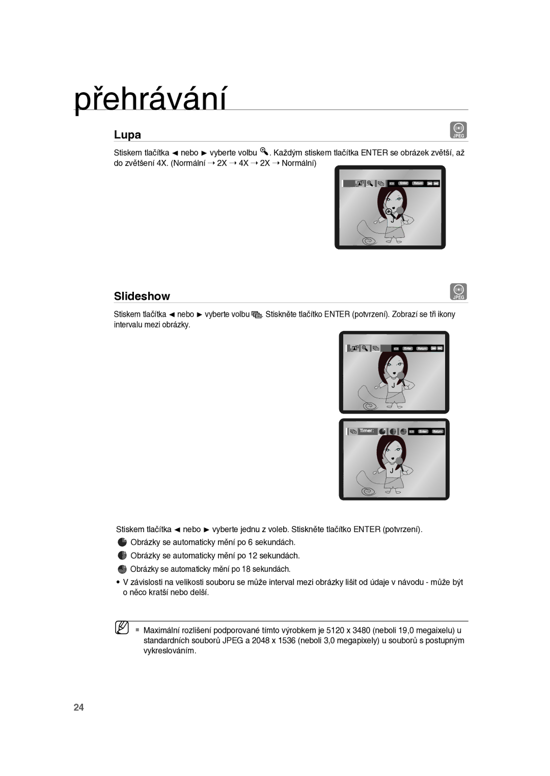 Samsung RTS-E10T/EDC manual Lupa, Slideshow 