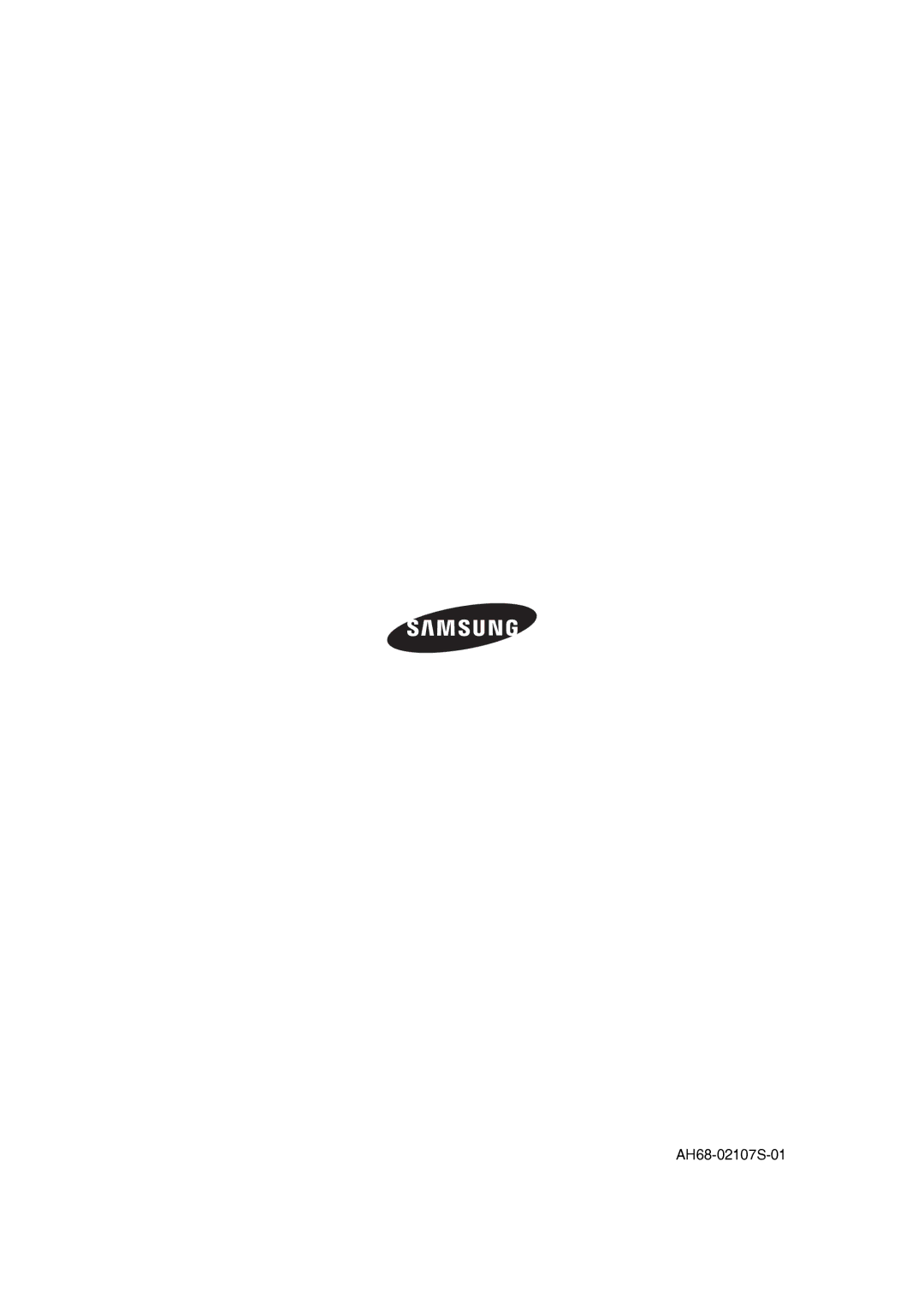 Samsung RTS-E10T/EDC manual AH68-02107S-01 