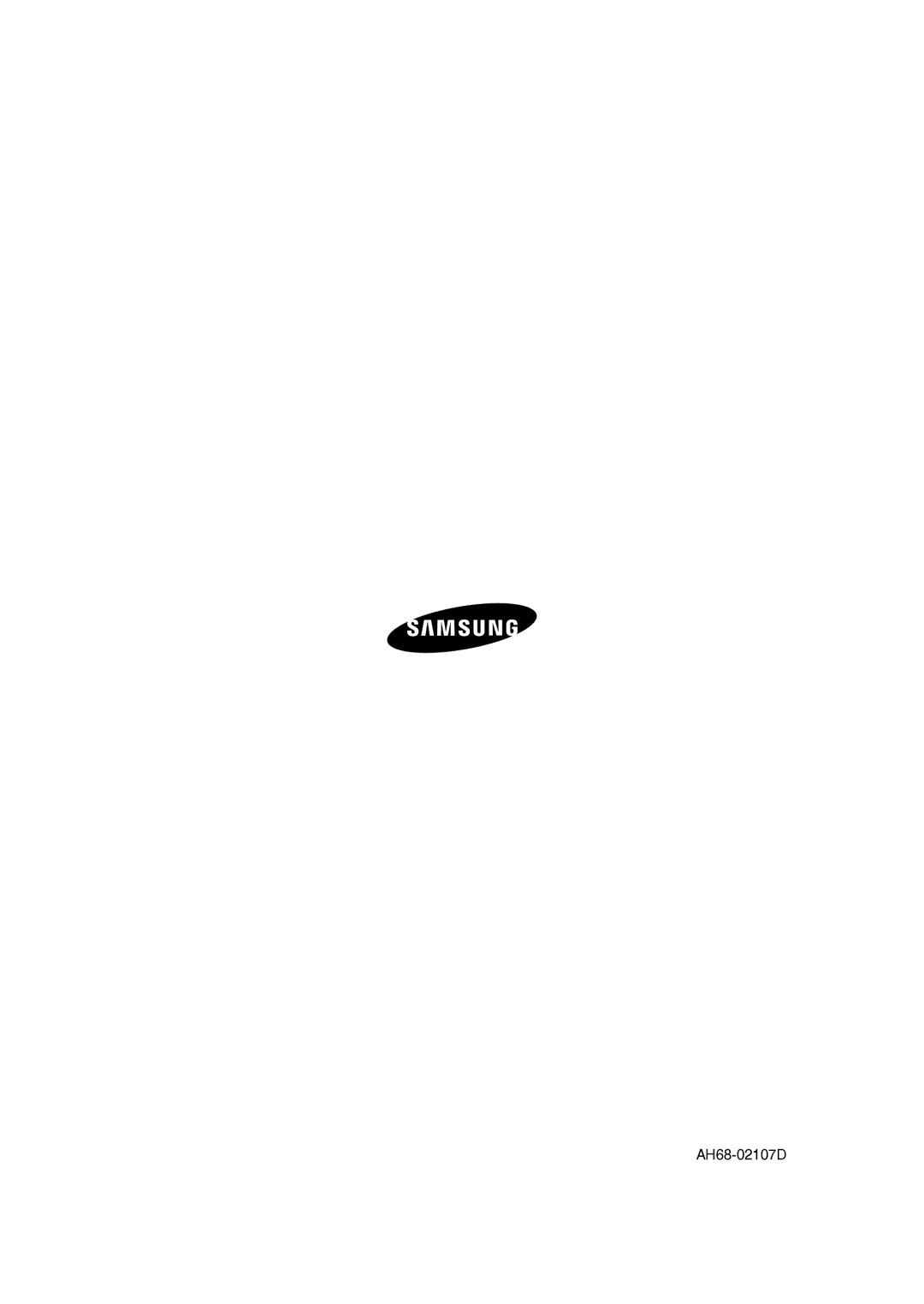 Samsung RTS-HE10T/XEE manual AH68-02107D 