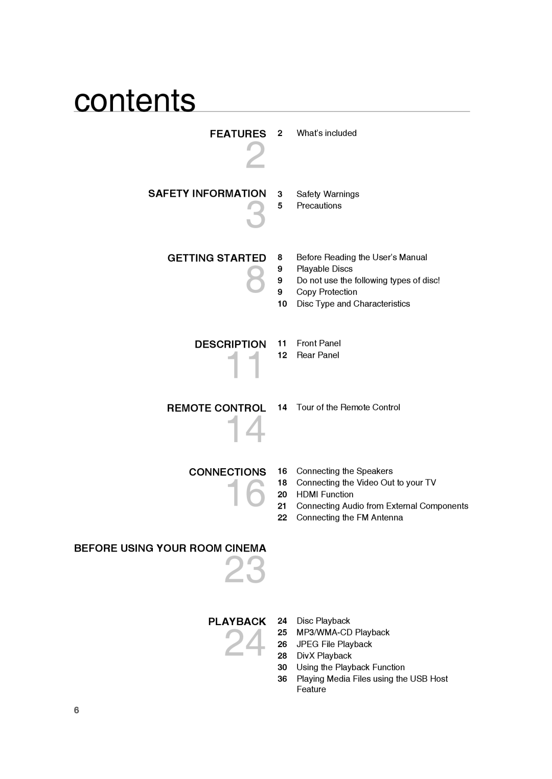 Samsung RTS-HE10T/XEF manual Contents 