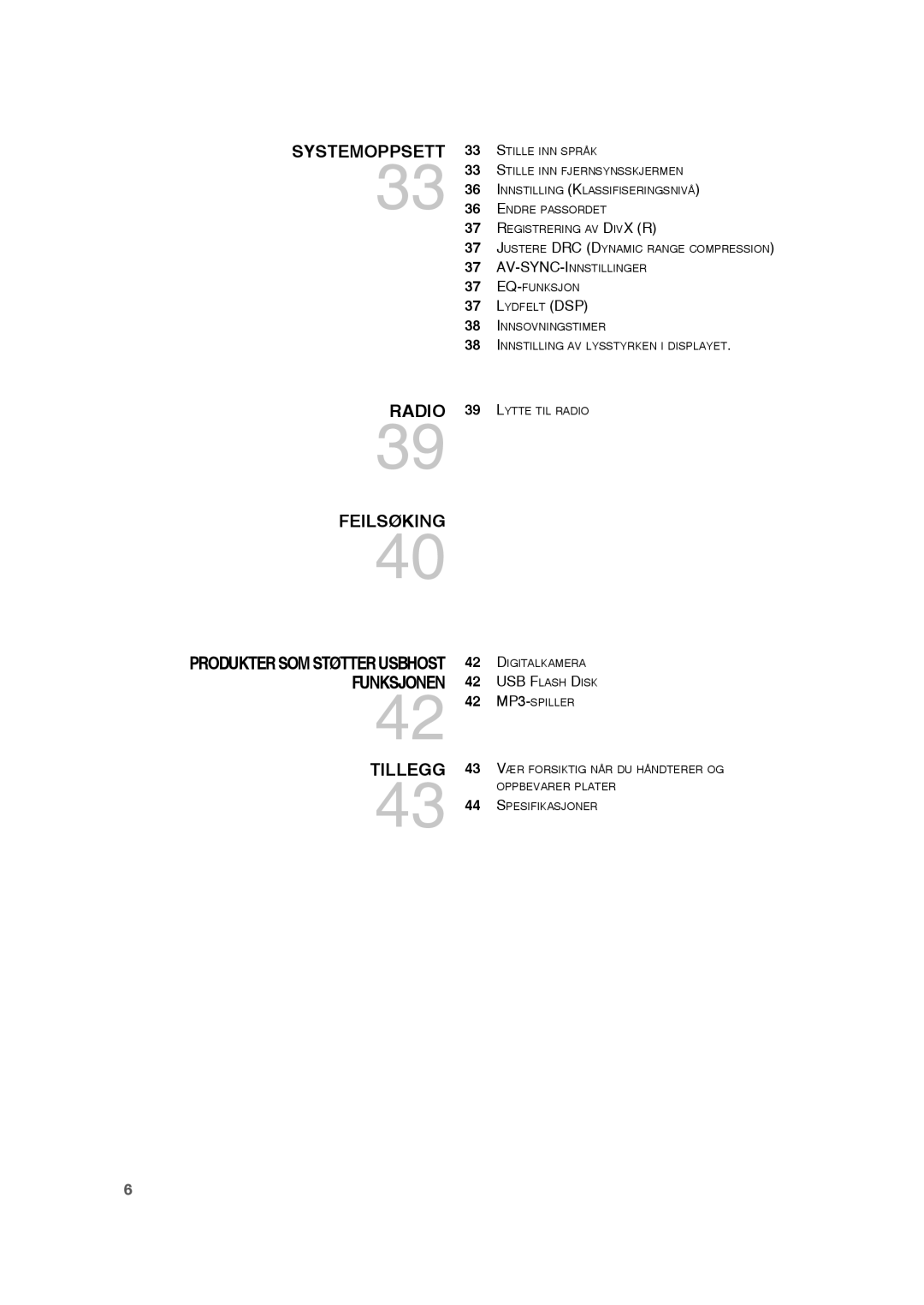 Samsung RTS-HE20T/XEE manual Tillegg 