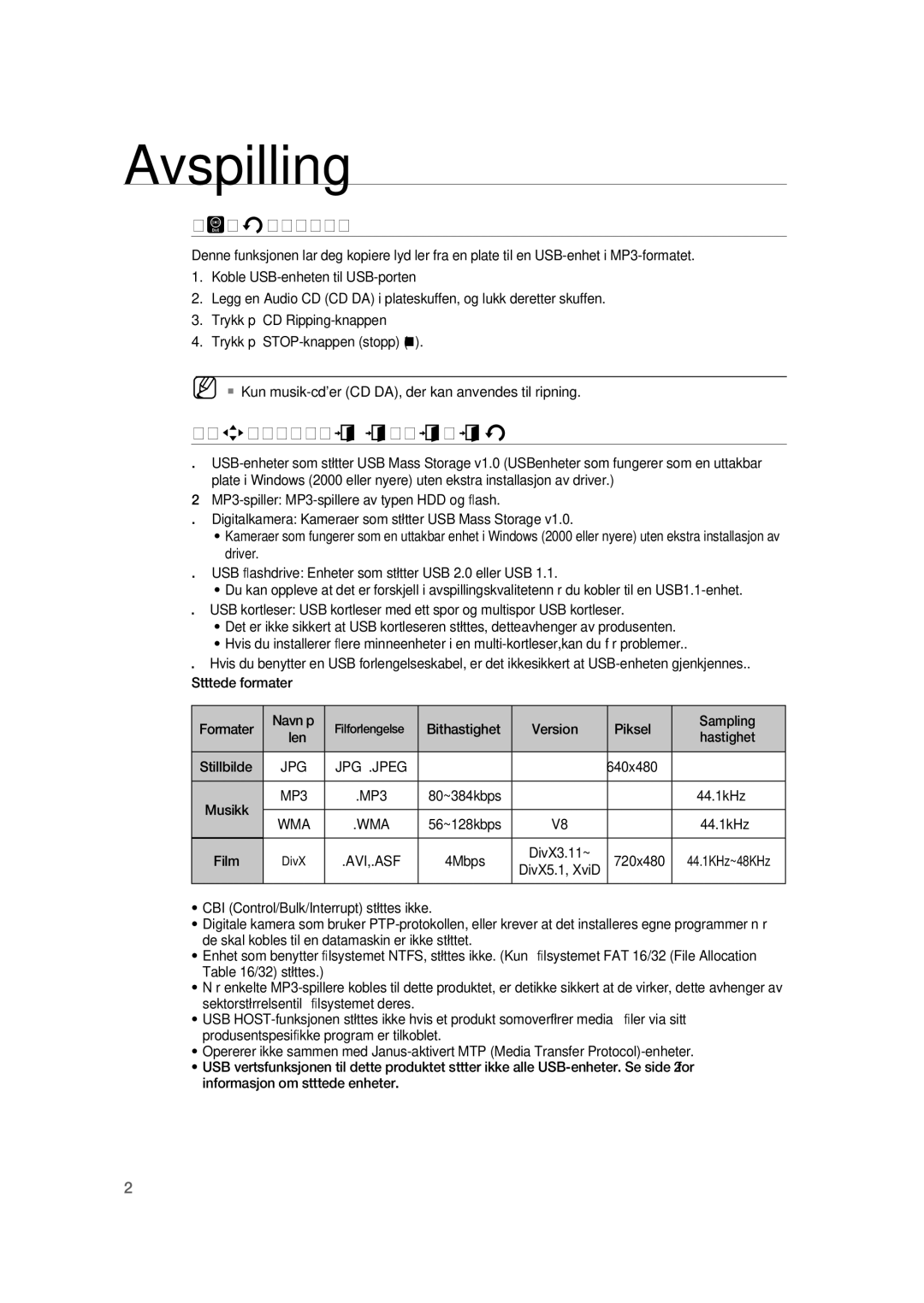 Samsung RTS-HE20T/XEE manual Navn p, Bithastighet Version Piksel Sampling, Hastighet 