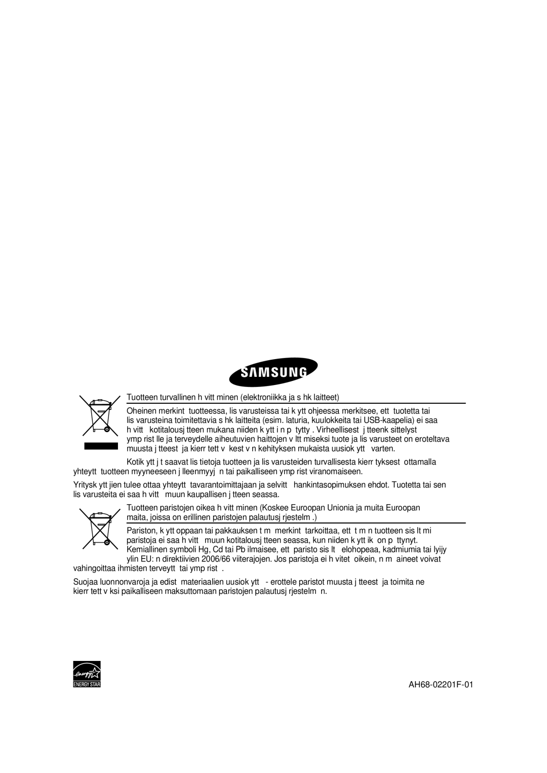 Samsung RTS-HE20T/XEE manual 