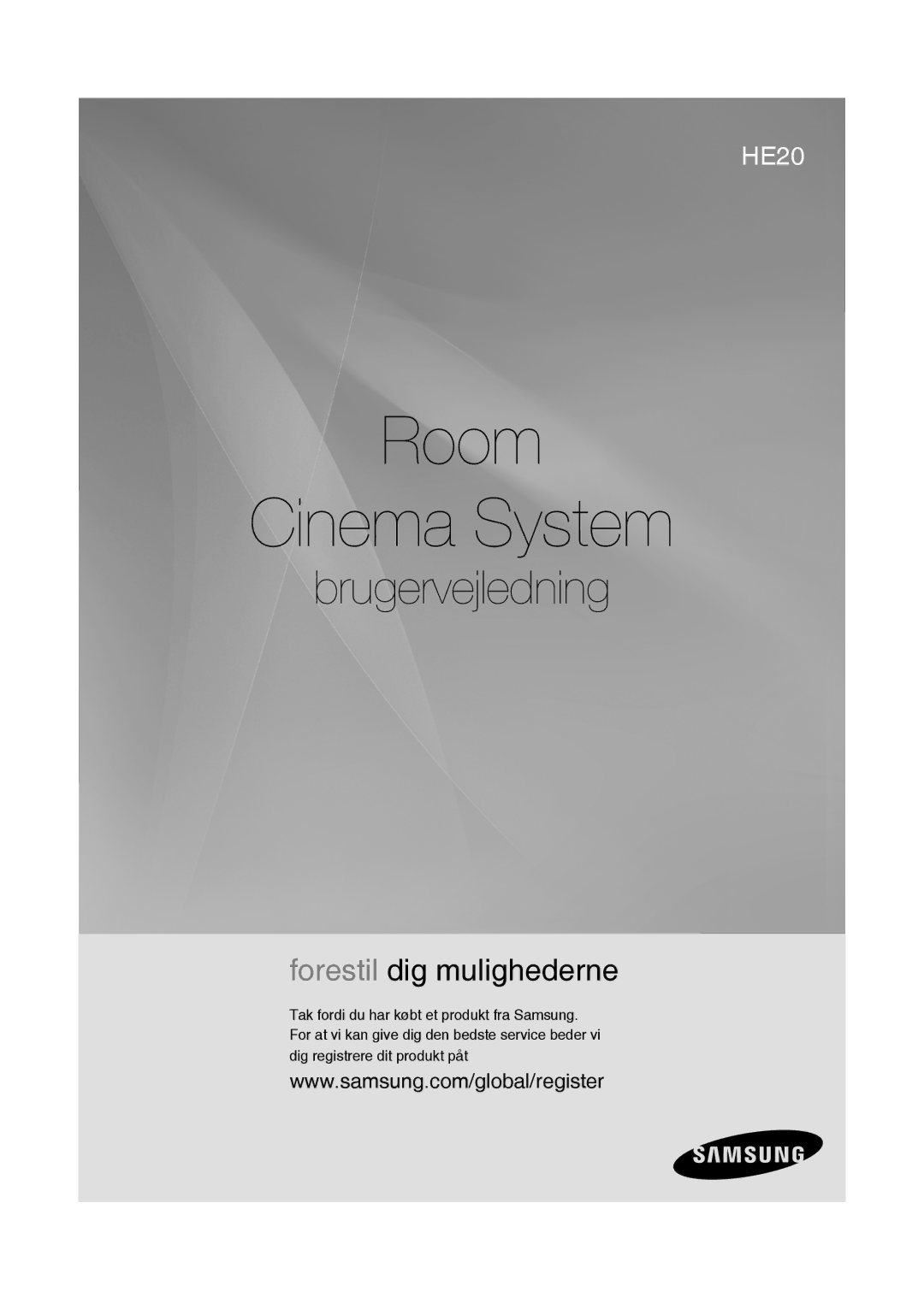 Samsung RTS-HE20T/XEE manual Room Cinema System 