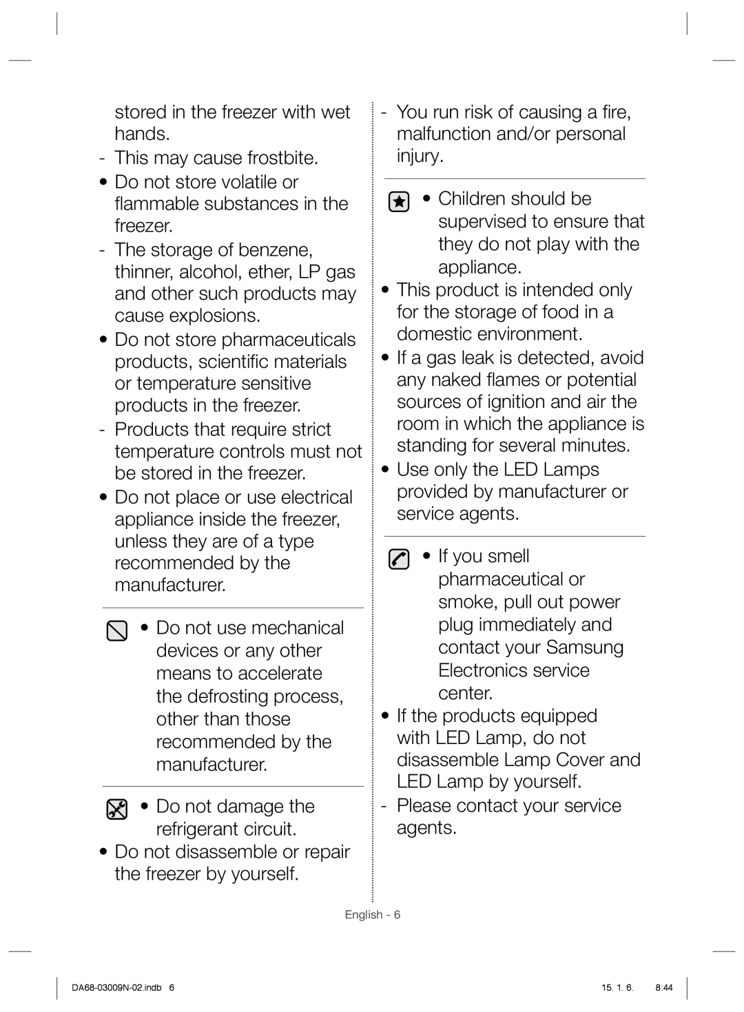 Samsung RZ28H6150SP/ML manual English 