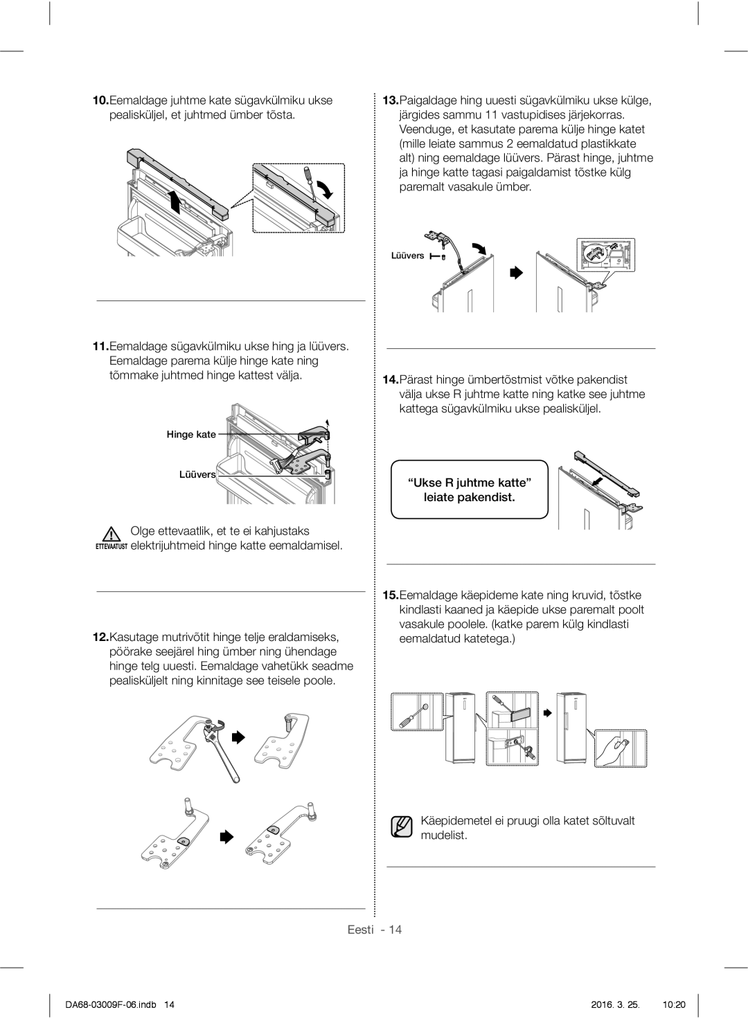 Samsung RZ28H6150SS/EO, RZ28H6165SS/EO, RZ28H6165SS/WS, RZ28H6050SS/EO manual Lüüvers 