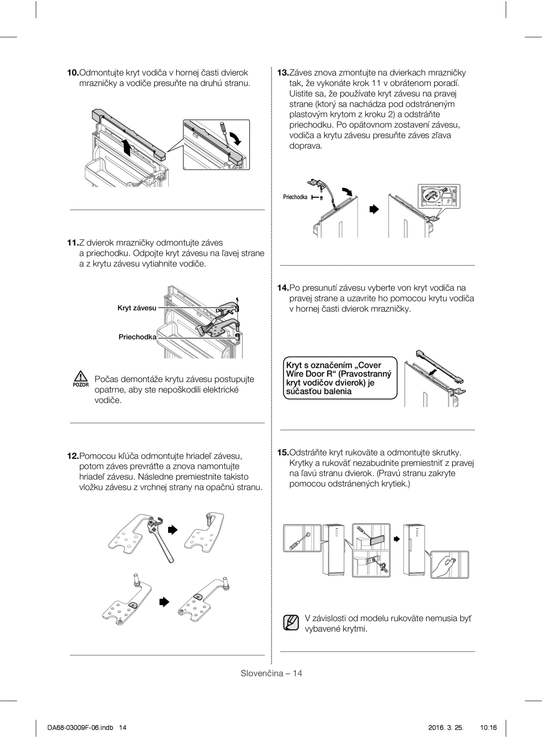 Samsung RZ28H6150SS/EO, RZ28H6165SS/EO, RZ28H6165SS/WS, RZ28H6050SS/EO manual Vodiče 